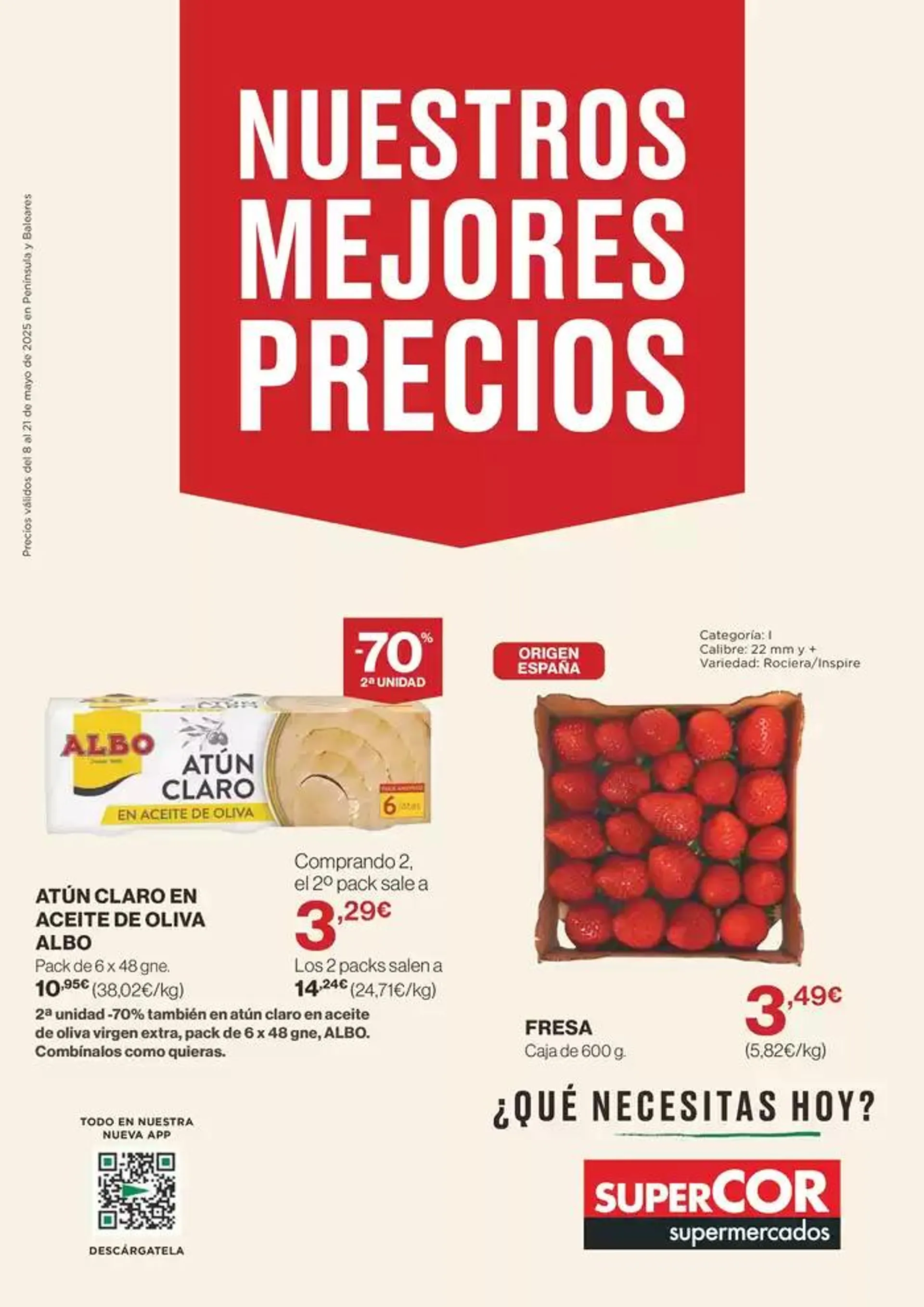 Precios válidos del 8 al 21 de mayo de 2025 en Península y Baleares - 1