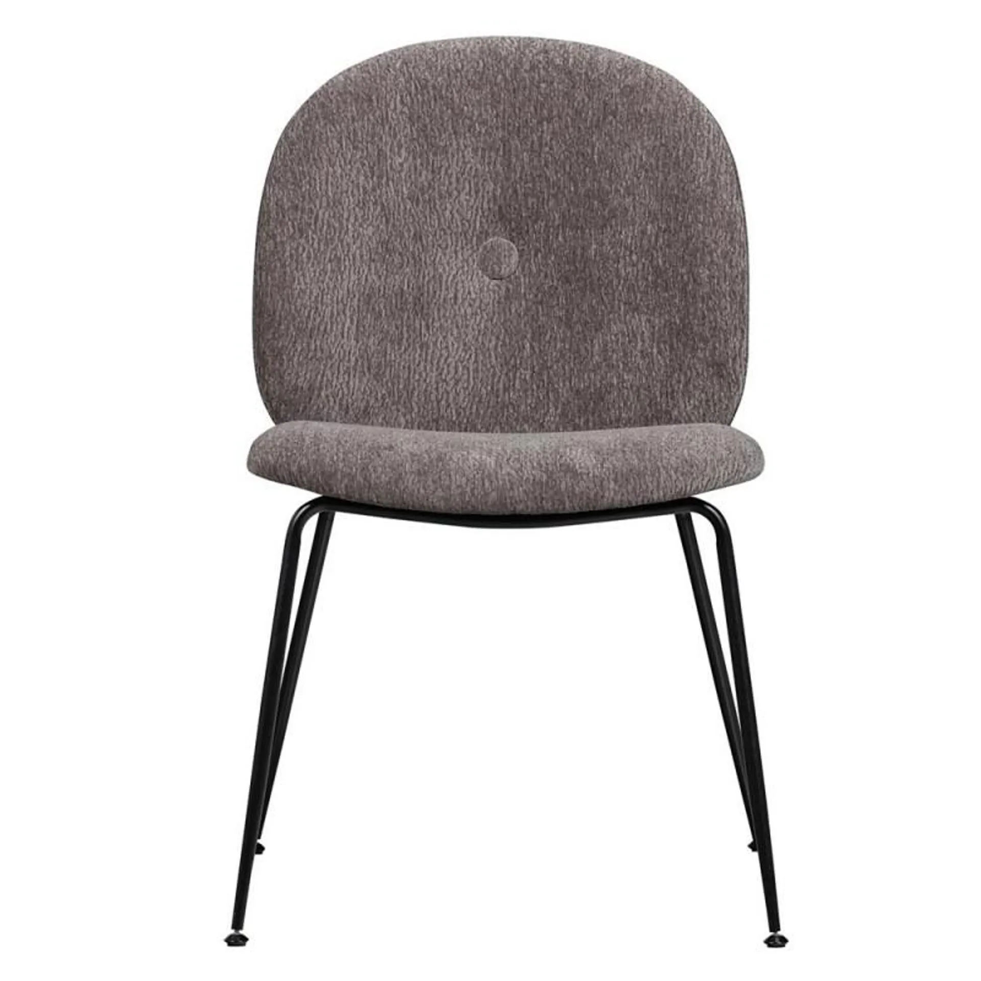 Silla comedor tapizada Manuel, Gris