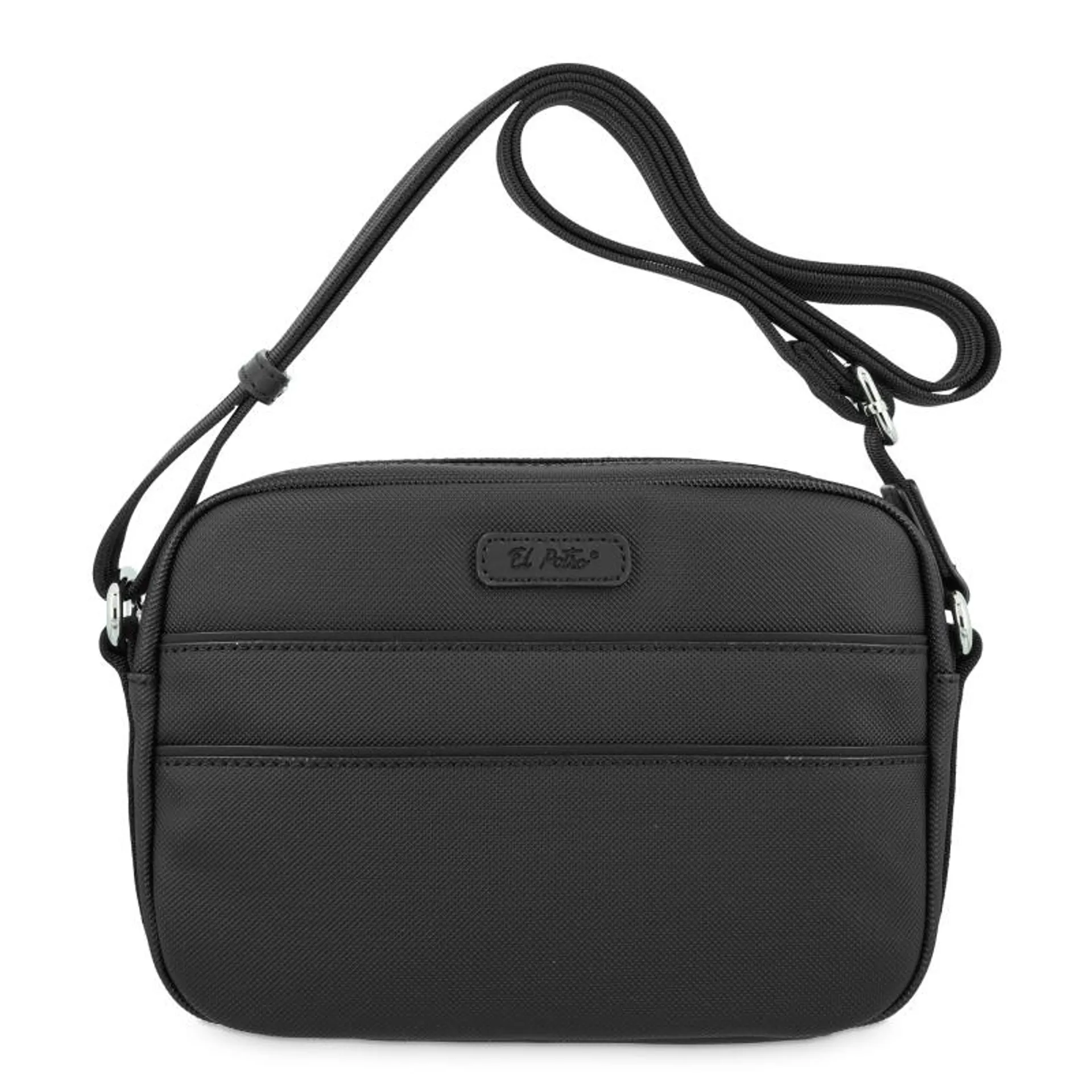 Bolso bandolera color negro niza-El Potro