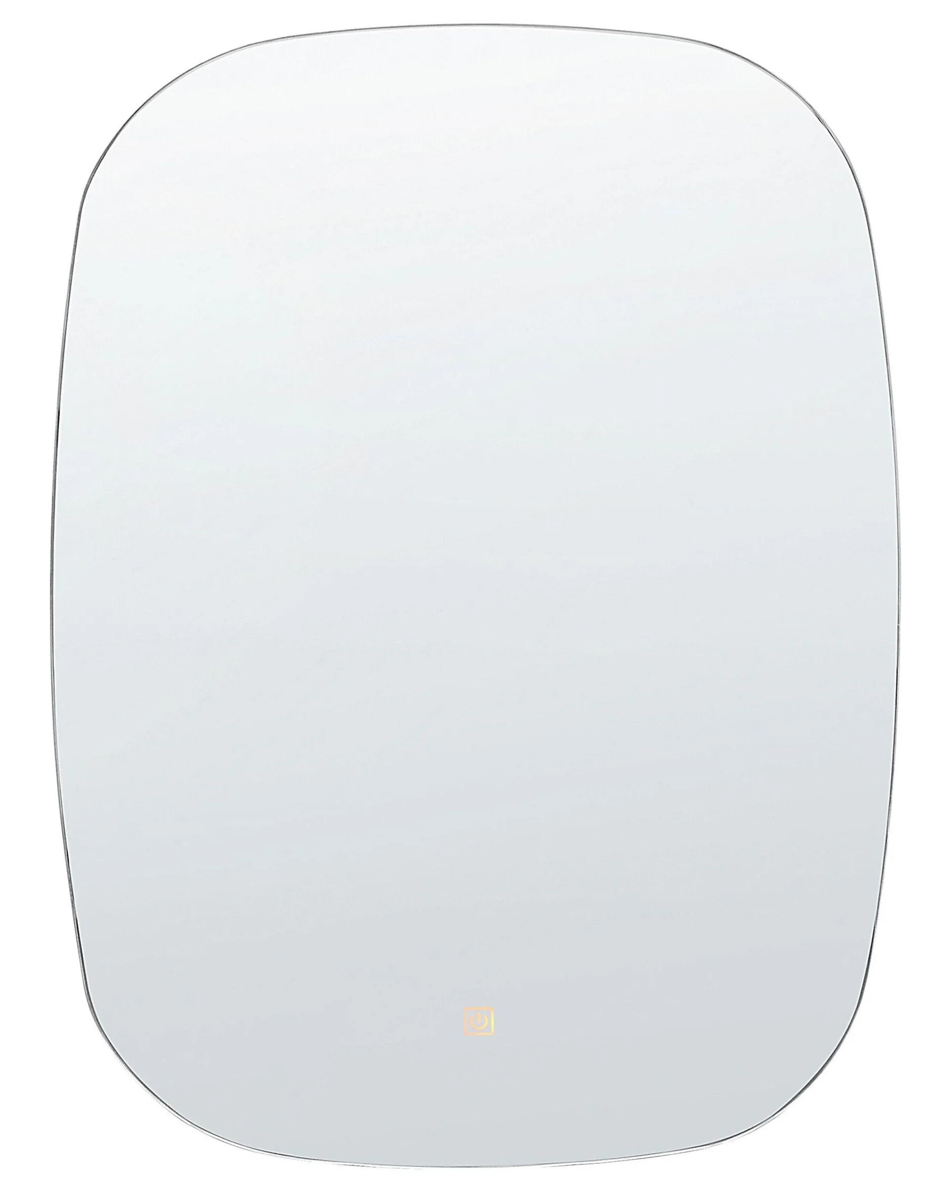 Espejo LED de baño BERGERAC 58 cm 78 cm Plateado