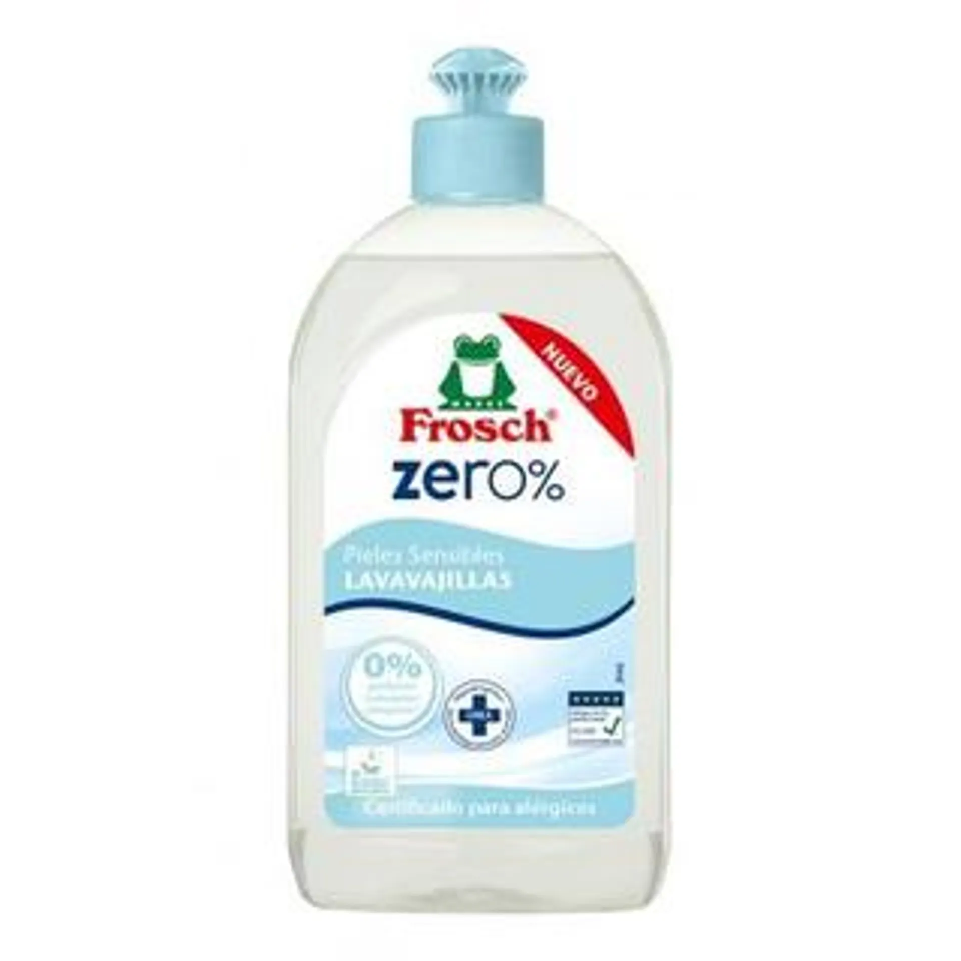 Lavavajillas piel sensible Frosch Zero 500 ml