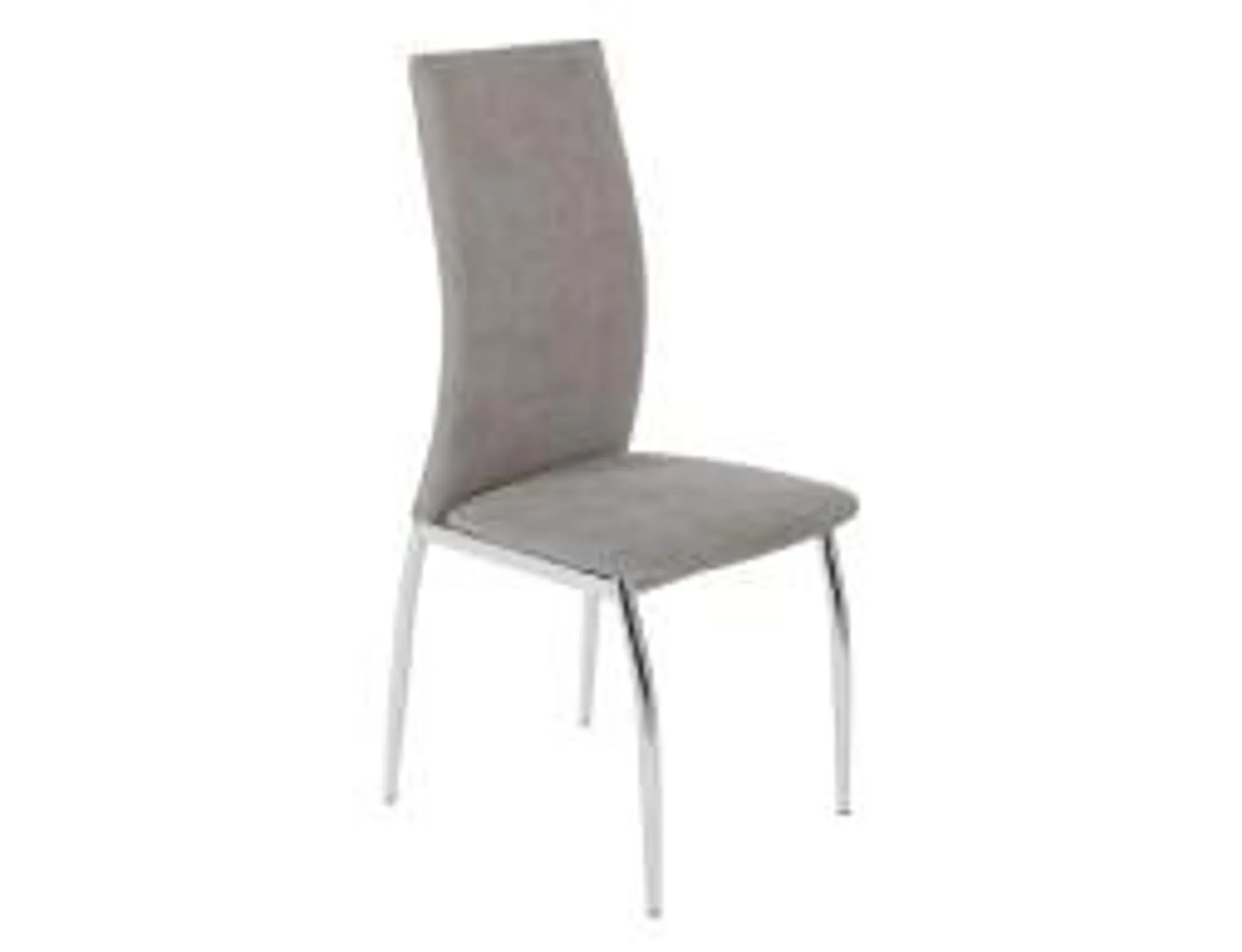 Silla Comedor Roxana Tela Gris