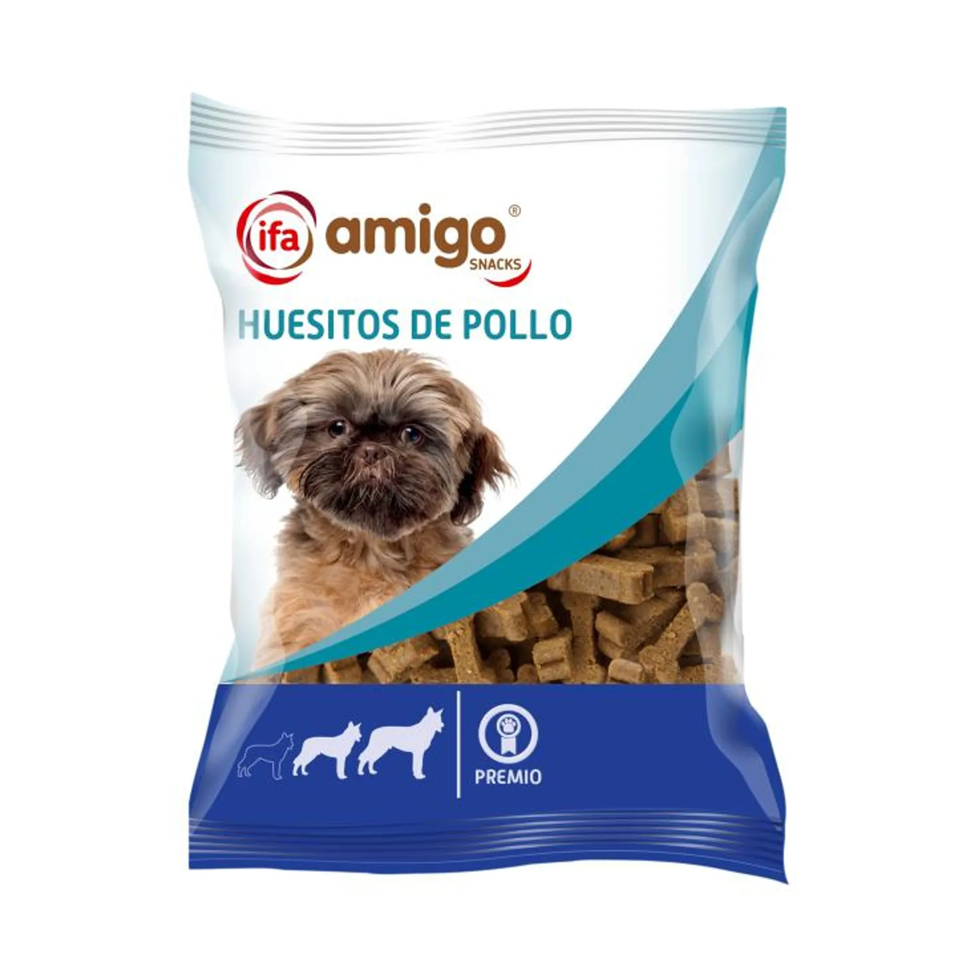 snack perro huesitos de pollo, 60g