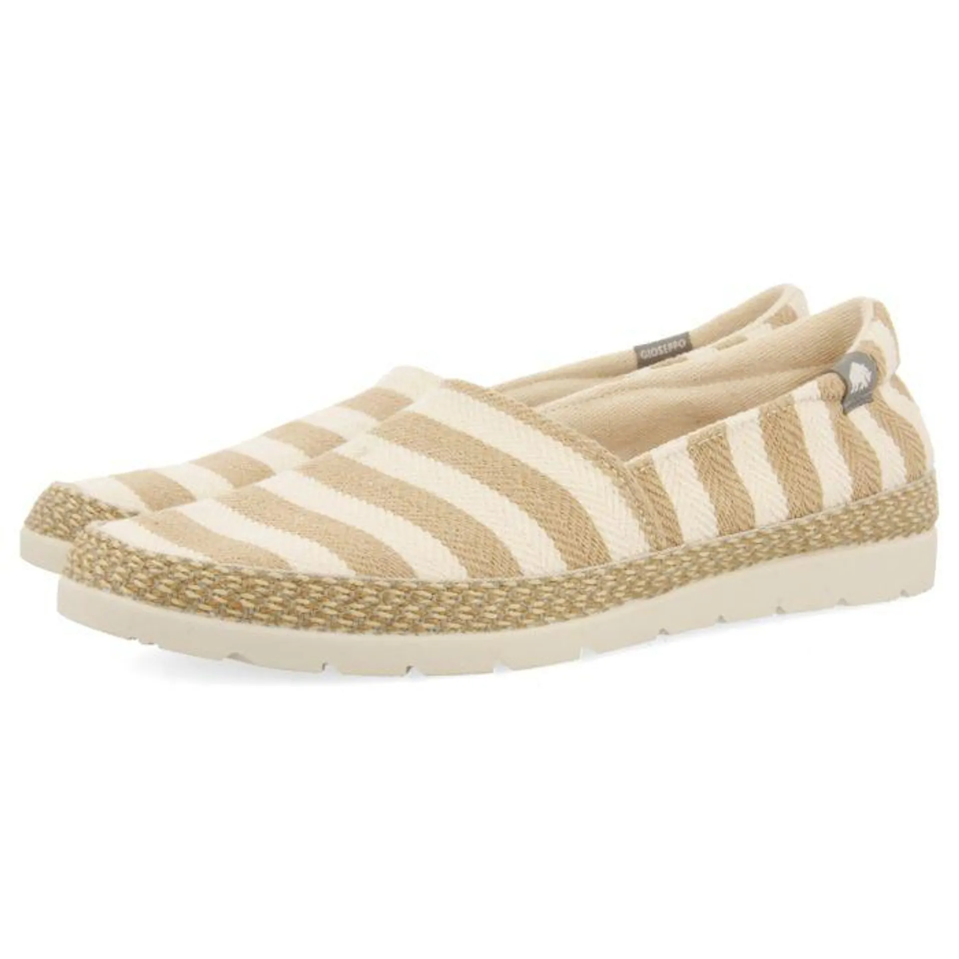 BEIGE COLOR ESPADRILLES CAMPING STYLE WITH RECYCLED COTTON FOR MEN STROUD
