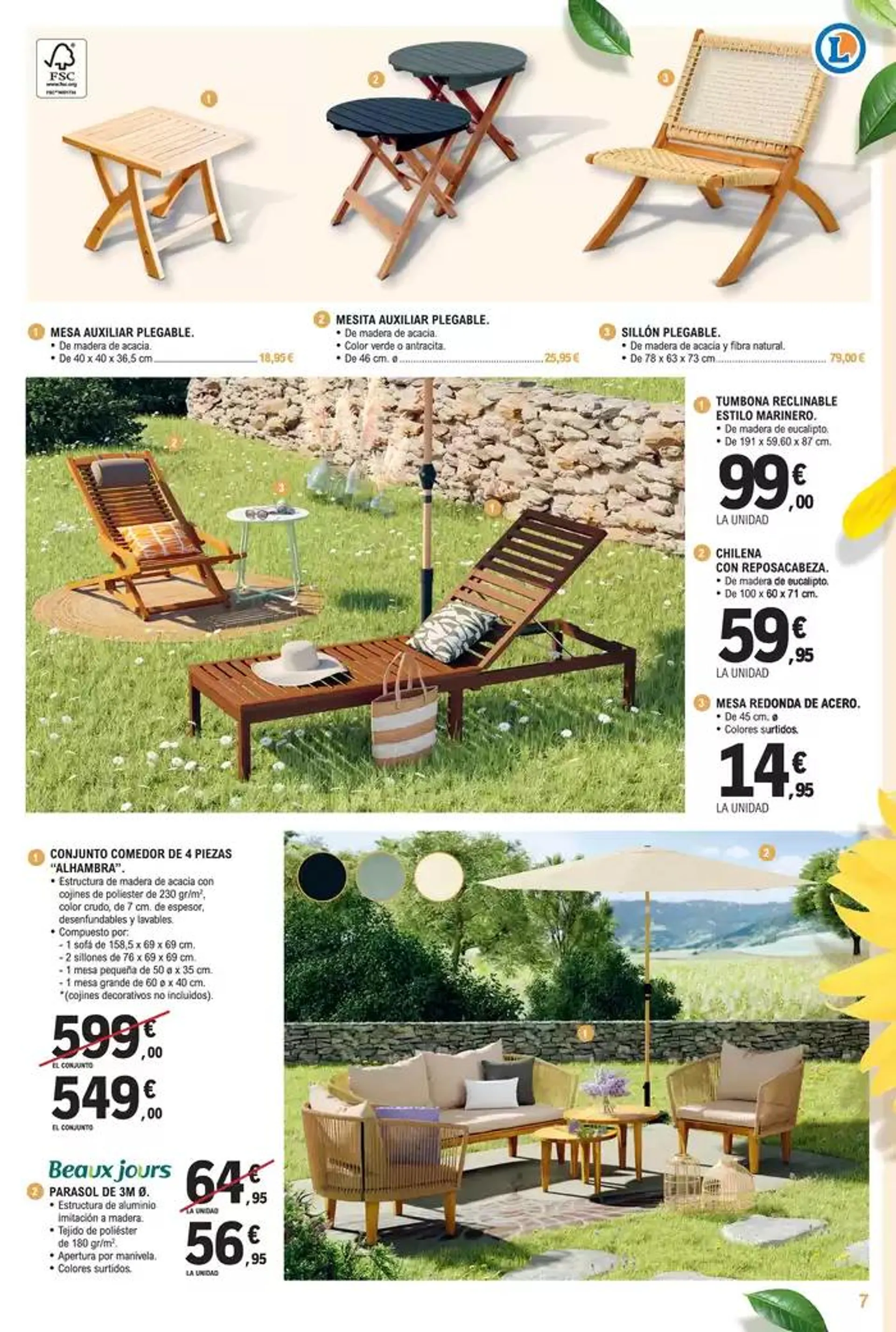 Catálogo de Aire libre Salamanca 25 de abril al 18 de mayo 2025 - Página 7