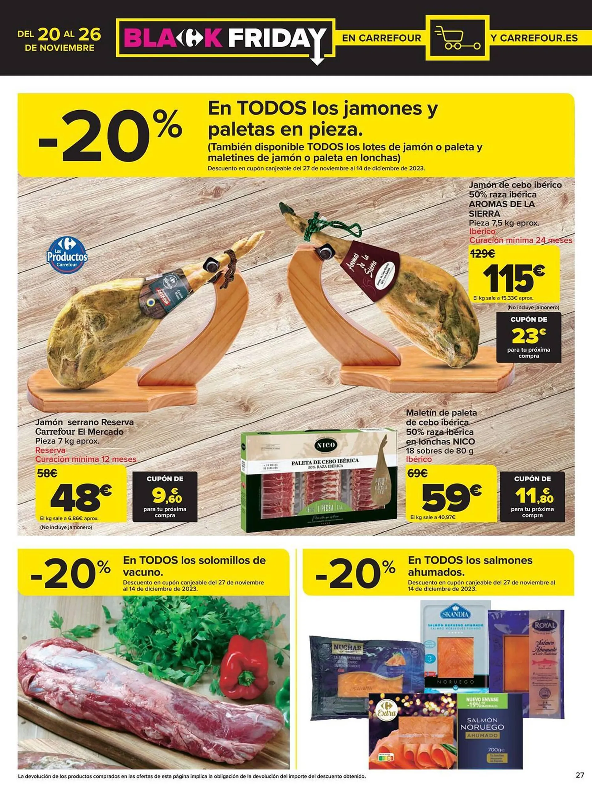 Catálogo de Folleto Carrefour 19 de noviembre al 26 de noviembre 2023 - Página 27