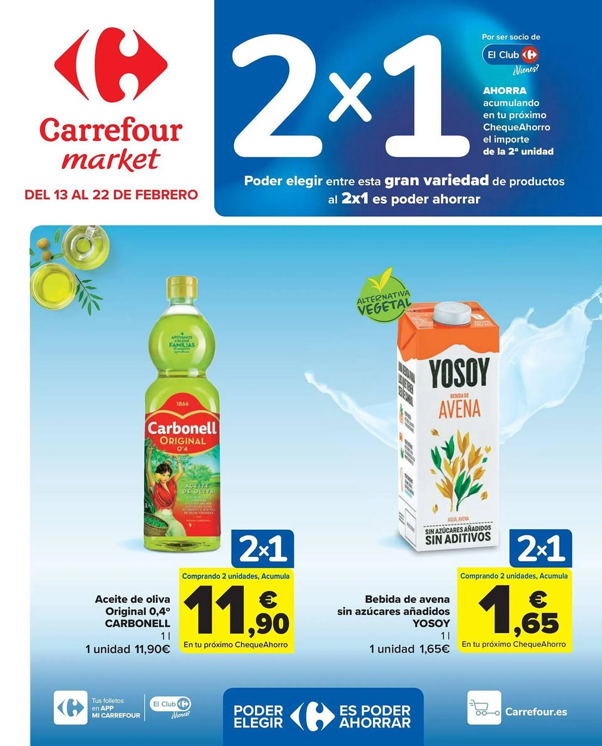 Catálogo de Folleto Carrefour Market 13 de febrero al 22 de febrero 2024 - Página 1