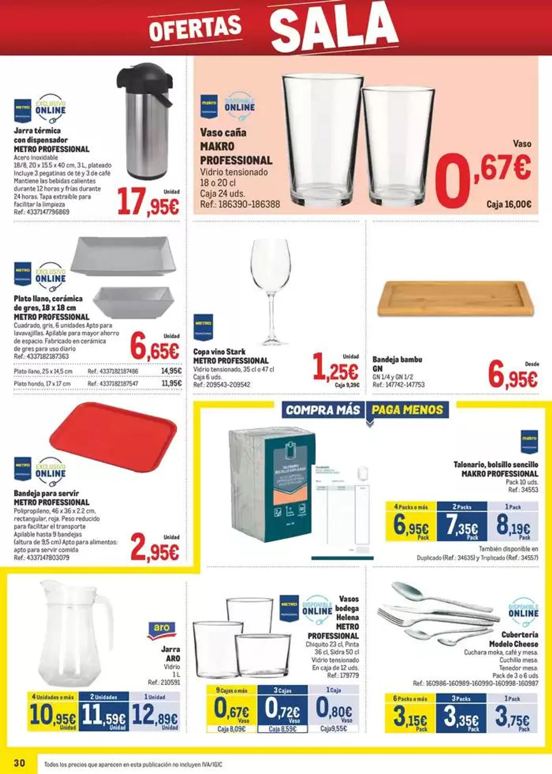 Catálogo de Makro Precios Cataluña 8 de abril al 4 de mayo 2025 - Página 30