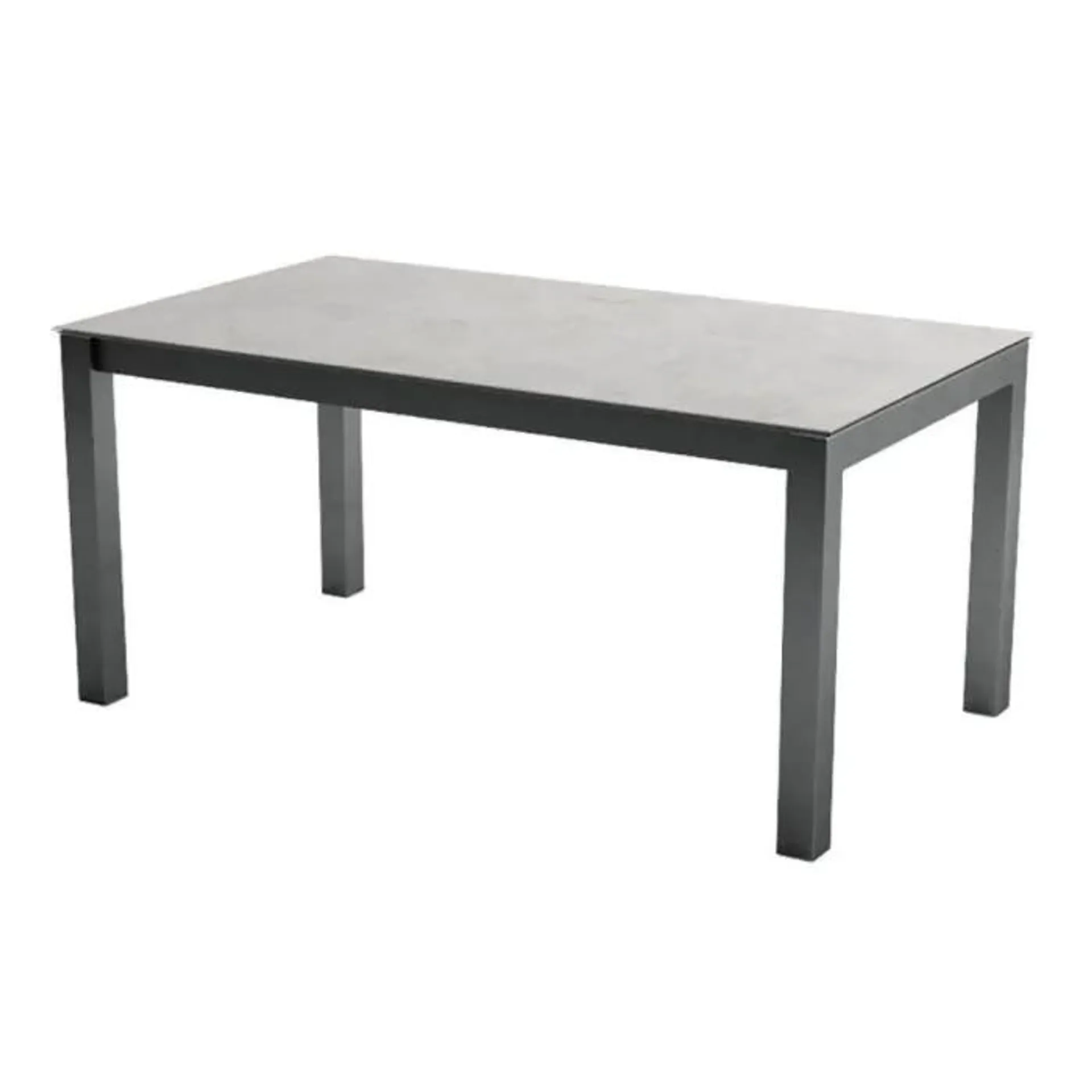 Mesa Extensible con Patas de Acero Epoxi y Tablero Porcelánico TOKIO