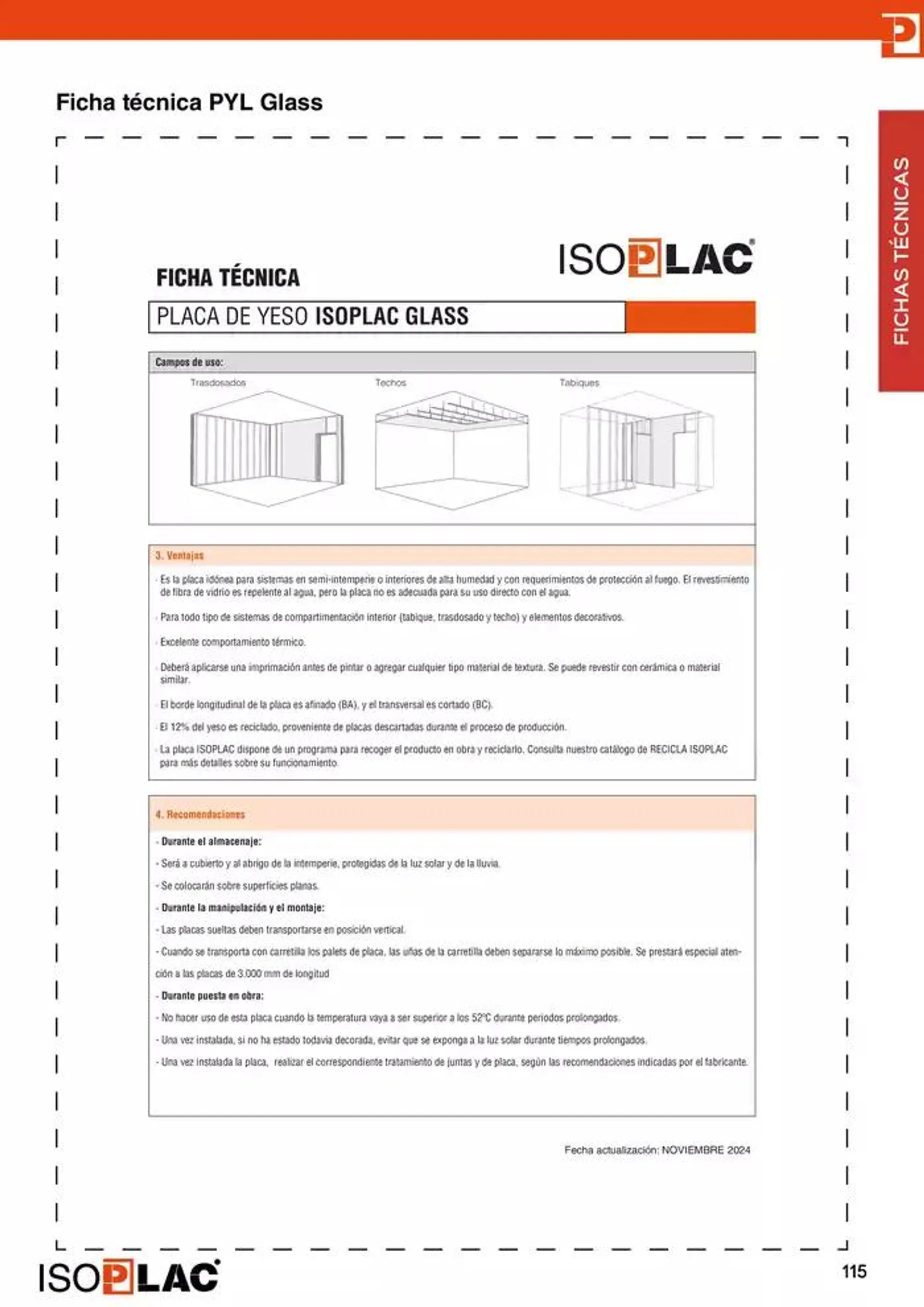 Catálogo de Manual Técnico Isoplac 15 de noviembre al 30 de noviembre 2024 - Página 115