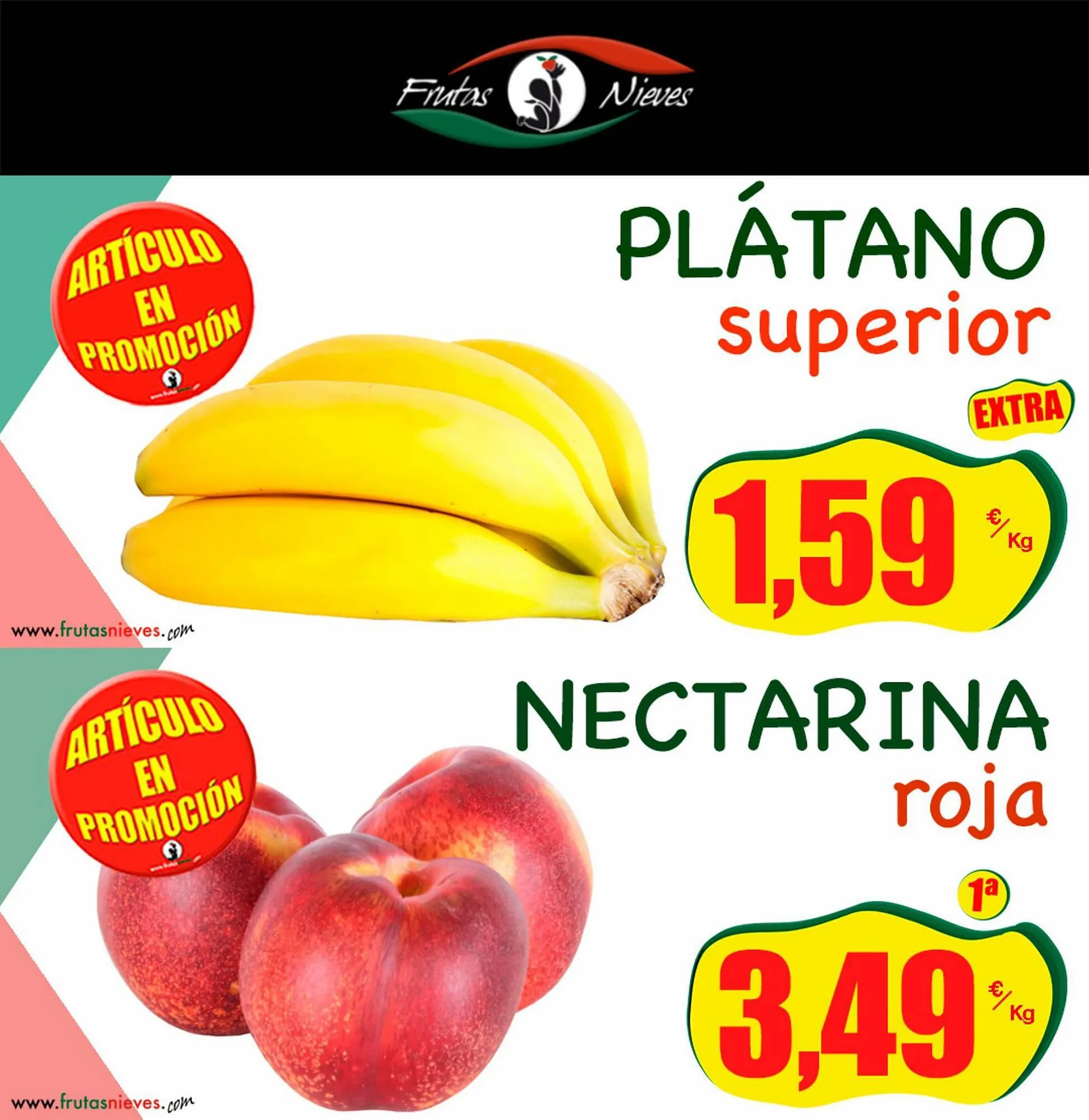 Folleto Frutas Nieves - 1