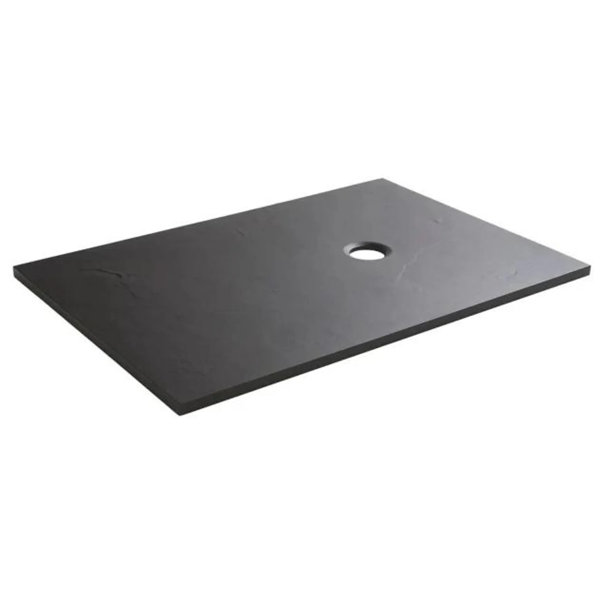 Plato ducha Piro resina negro 70x160 cm Cooke & Lewis