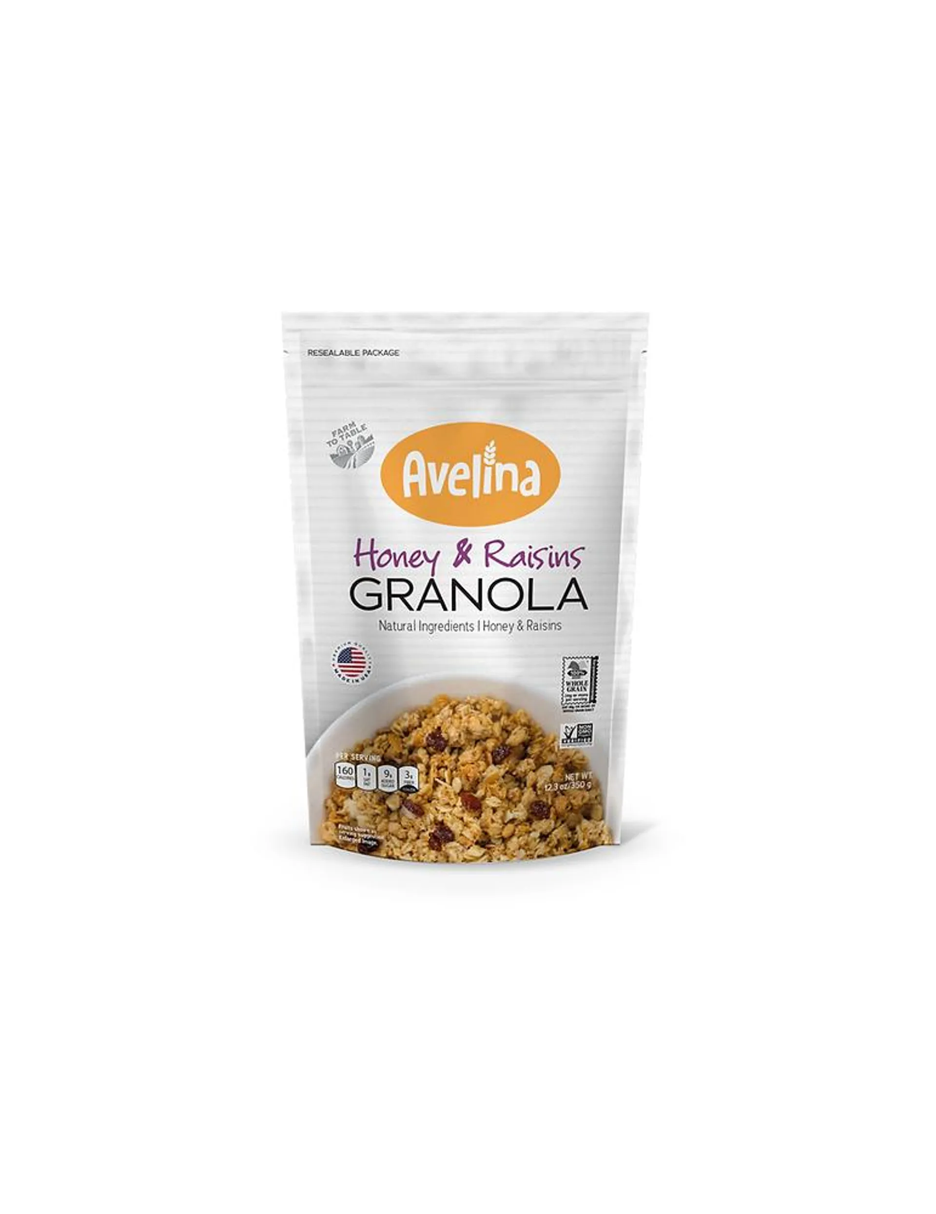 Granola-Cereal with Honey & Raisins 350 gr. Avelina