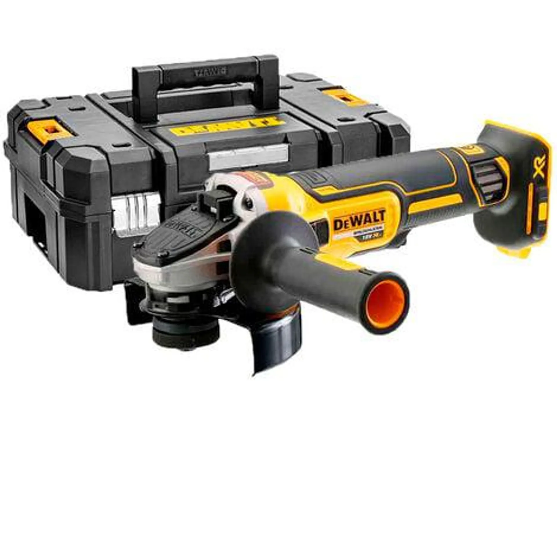 Amoladora angular Dewalt DCG405NT 18V XR 125mm solo cuerpo en maletín Tstak