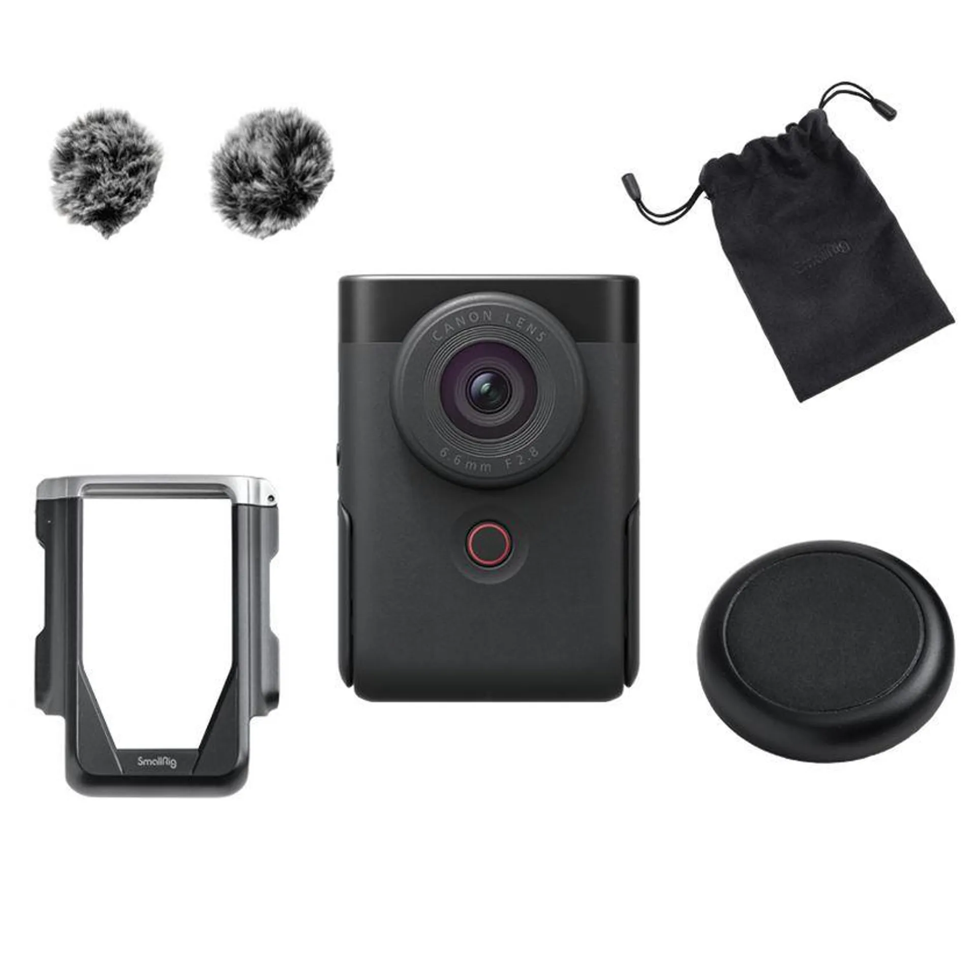 Kit de vlogging avanzado Canon PowerShot V10, negro