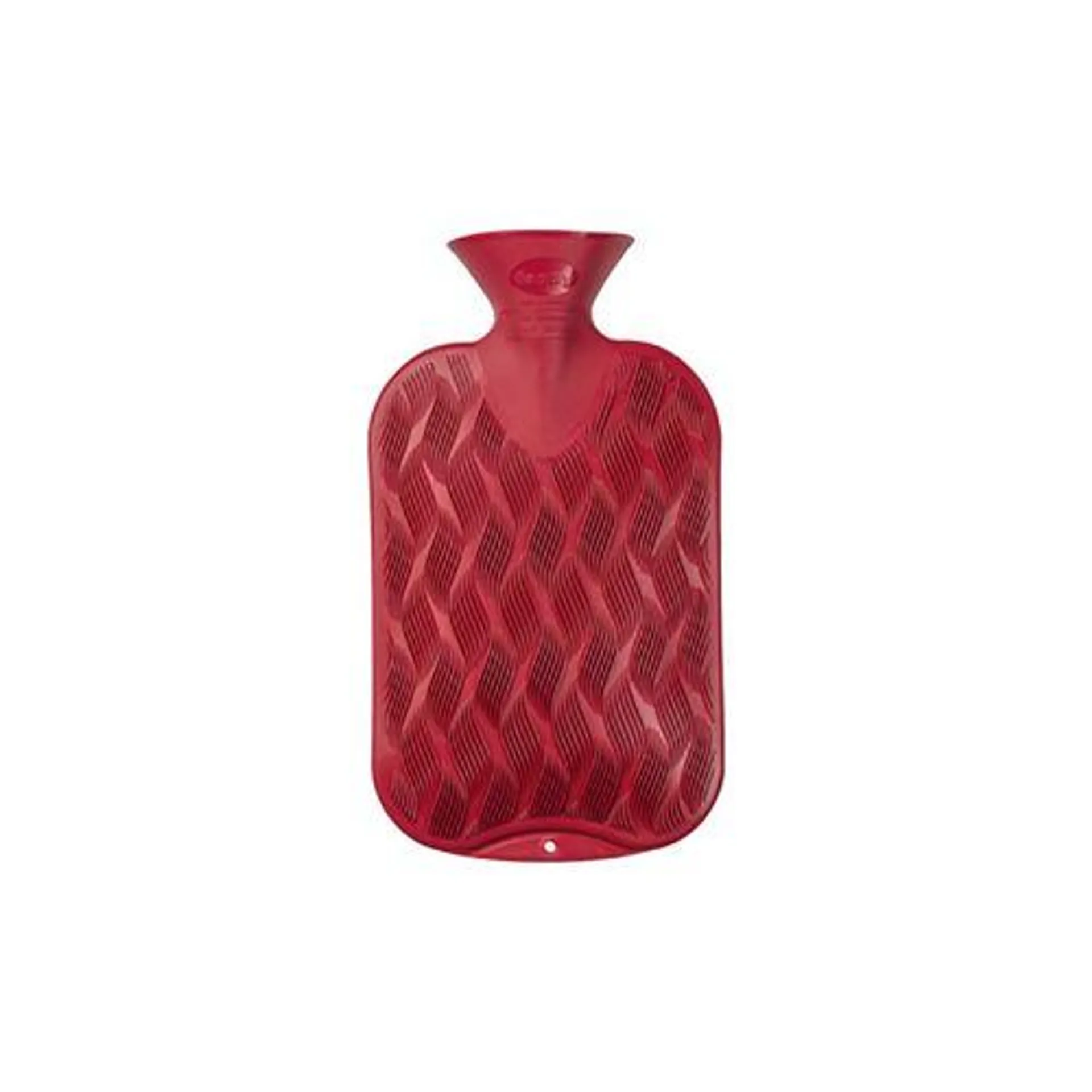 Bolsa agua caliente 2 lt goma inolora roja