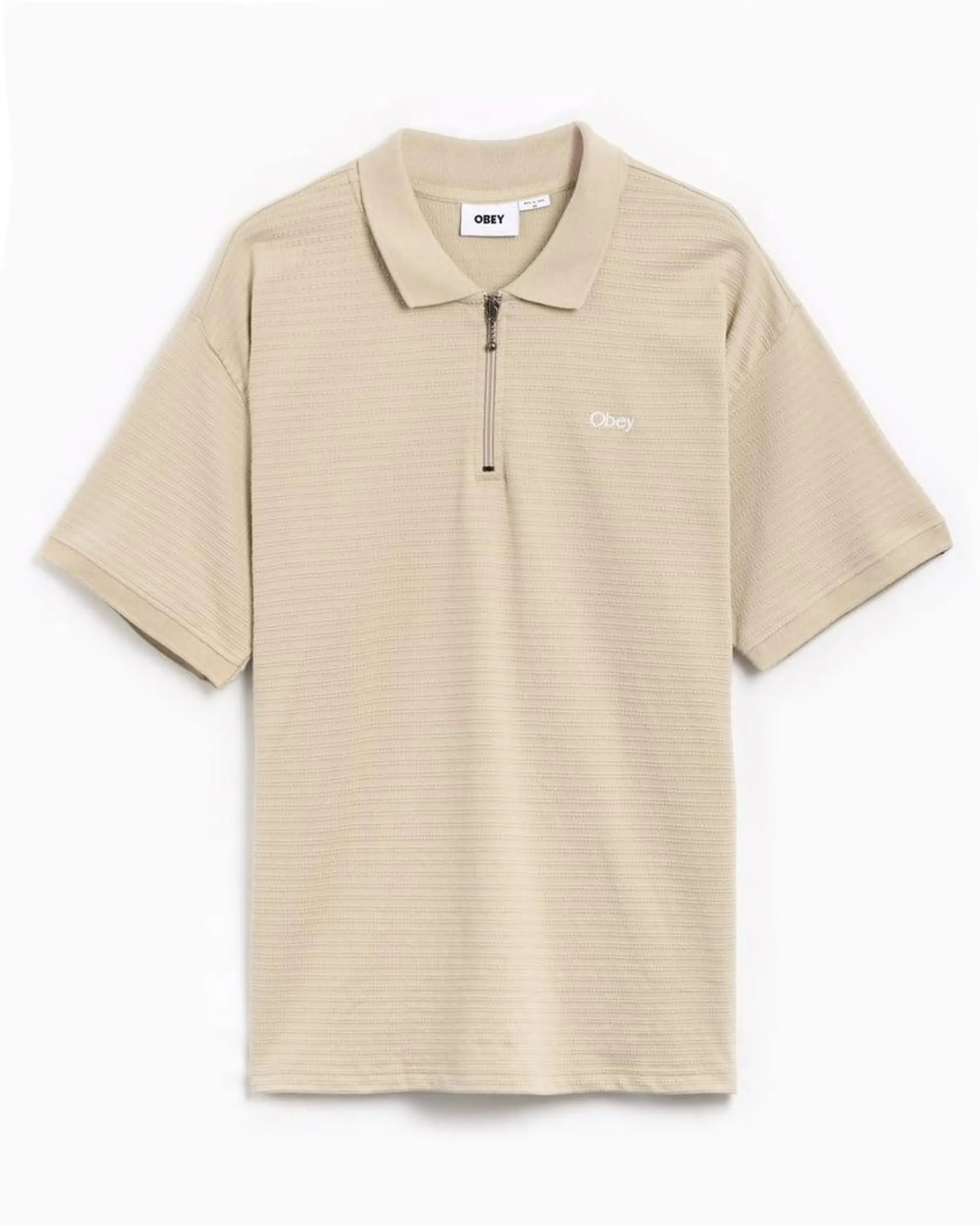 OBEY Clothing Escape Men's Zip Polo