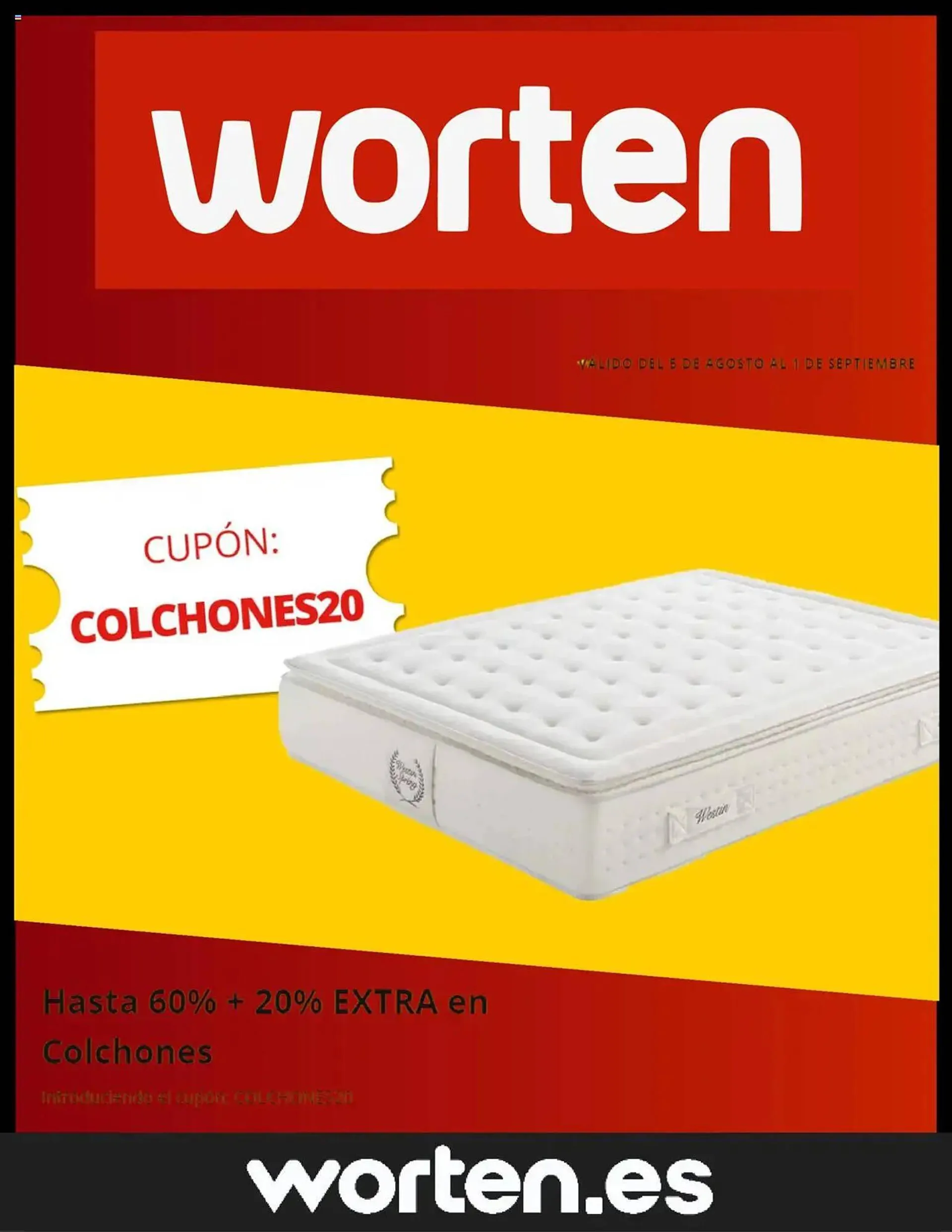 Catálogo de Folleto Worten 5 de agosto al 1 de septiembre 2025 - Página 1