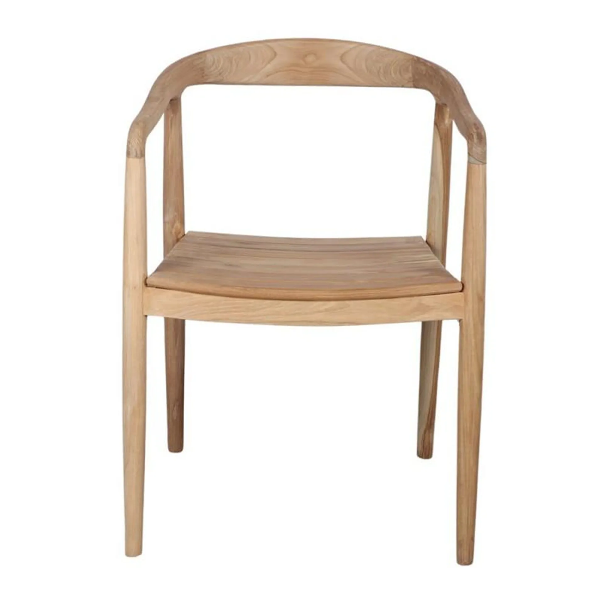 Nago teak wood dining chair