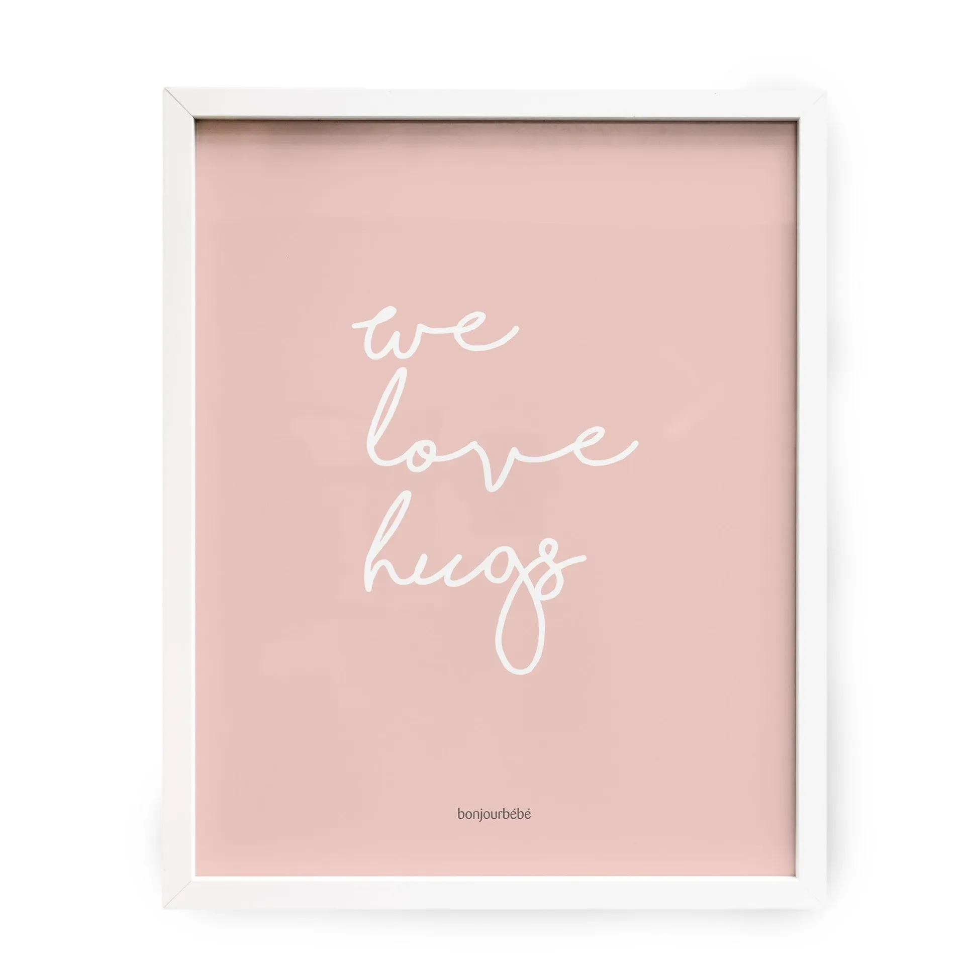Poster Montana "Love hugs" Rosa