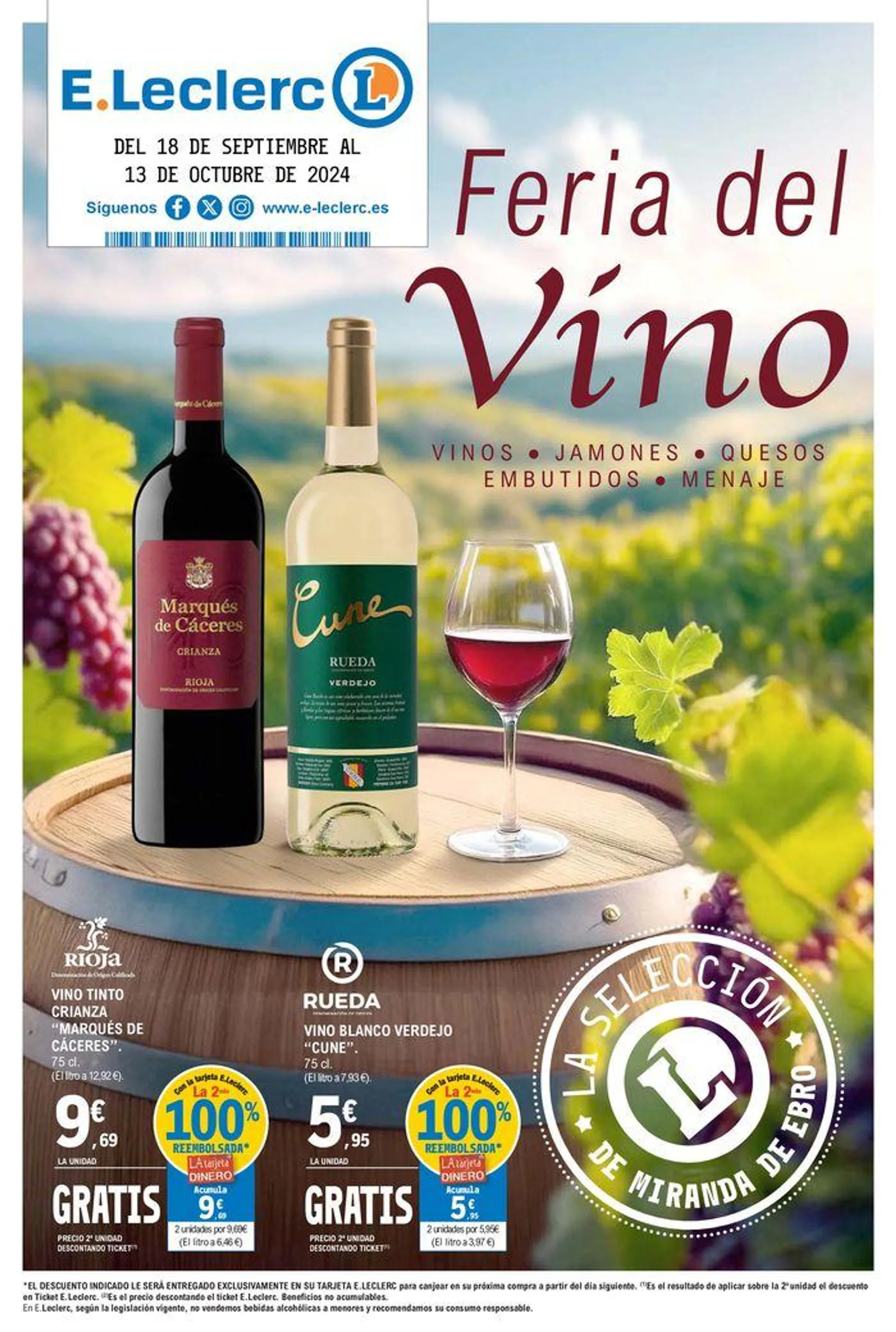 Catálogo de FERIA DEL VINO Miranda de Ebro 18 de septiembre al 13 de octubre 2024 - Página 32