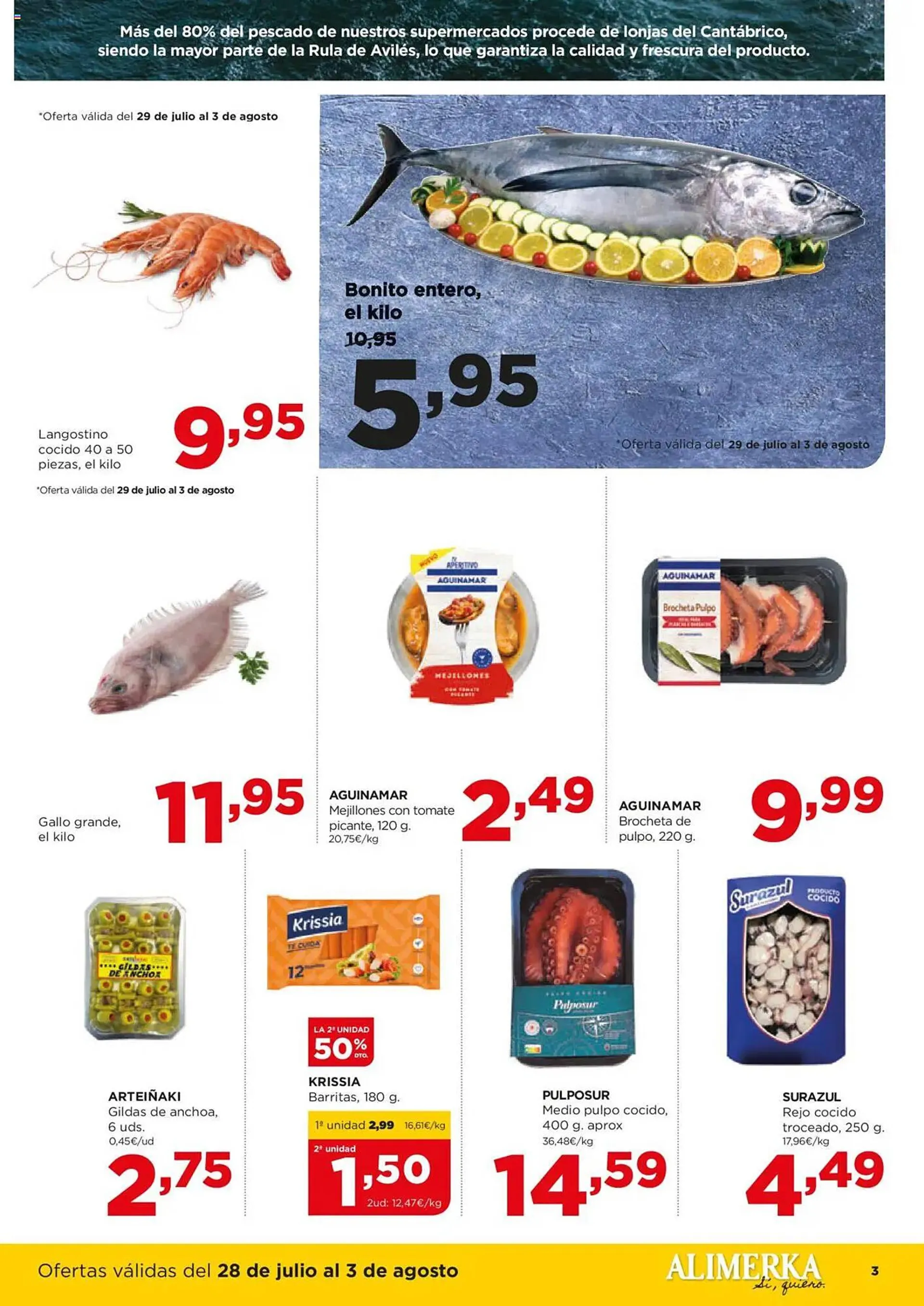 Catálogo de Folleto Alimerka 28 de julio al 3 de agosto 2025 - Página 3