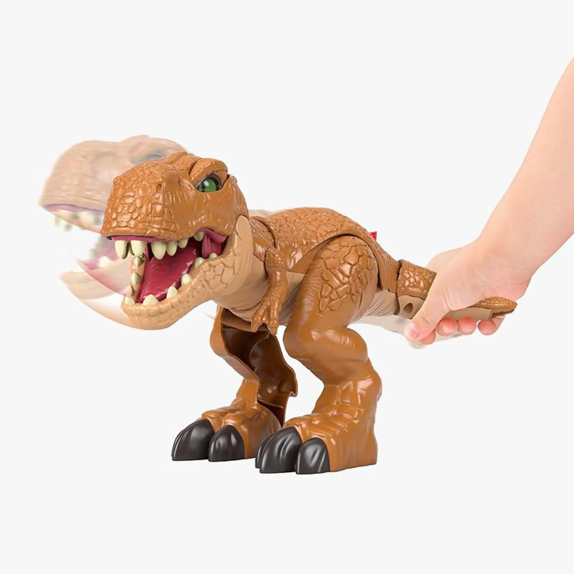 DINOSAURIO T-REX IMAGINEXT JURASSIC WORLD CON VARIOS MODOS