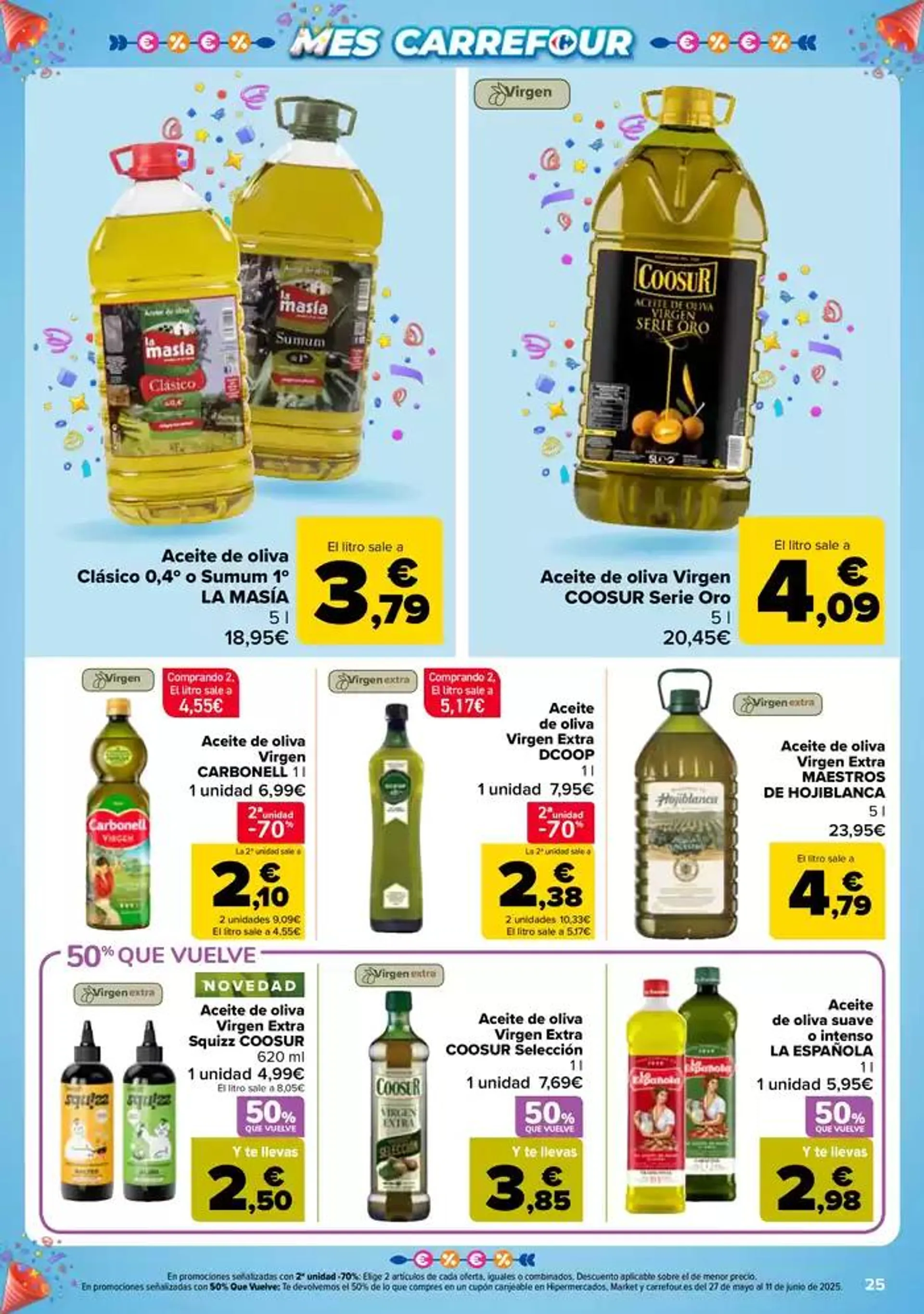 Catálogo de 50% QUE VUELVE + 2ªUD. AL -50% 13 de mayo al 26 de mayo 2025 - Página 25