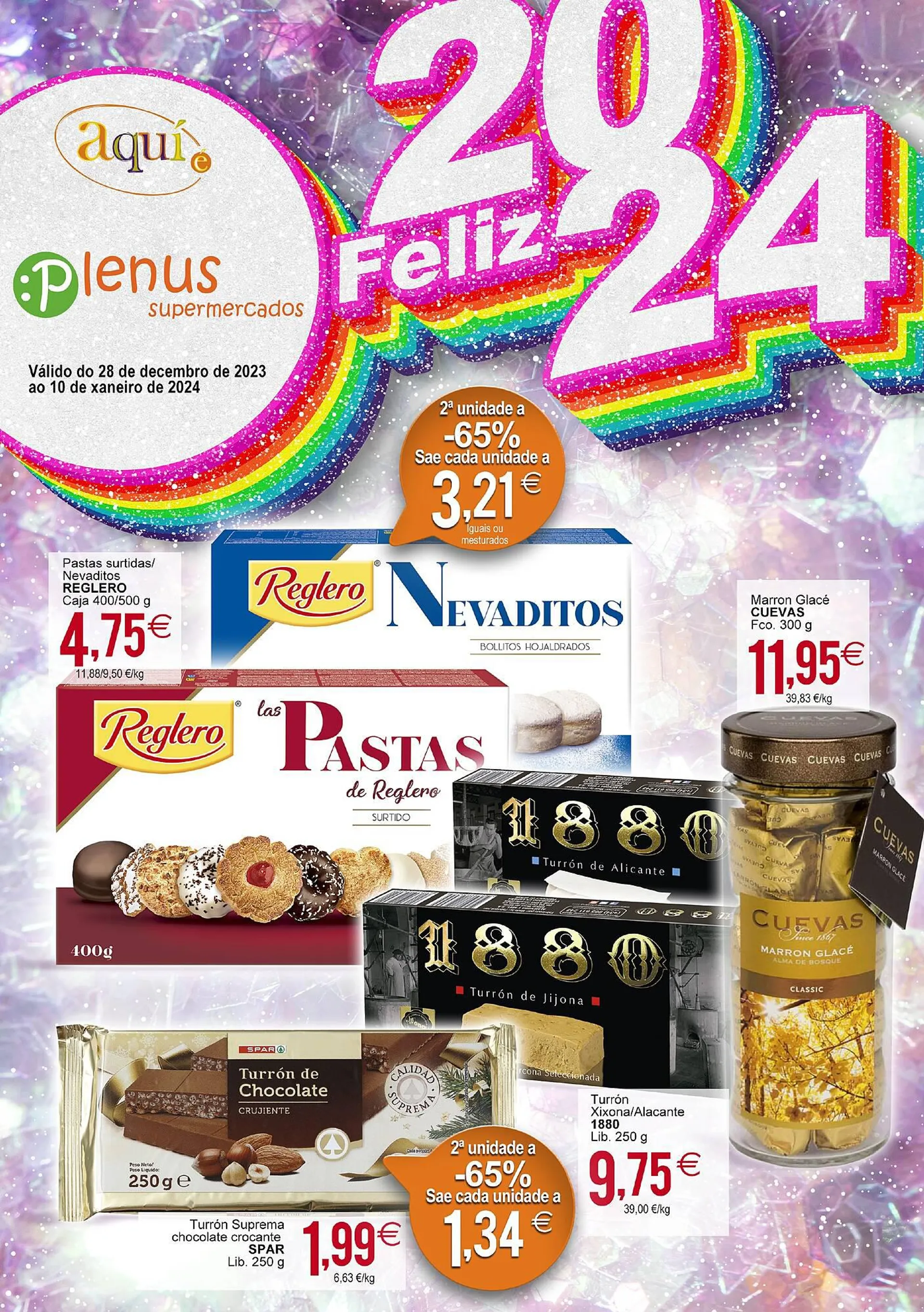 Catálogo de Folleto Plenus Supermercados 28 de diciembre al 10 de enero 2024 - Página 1