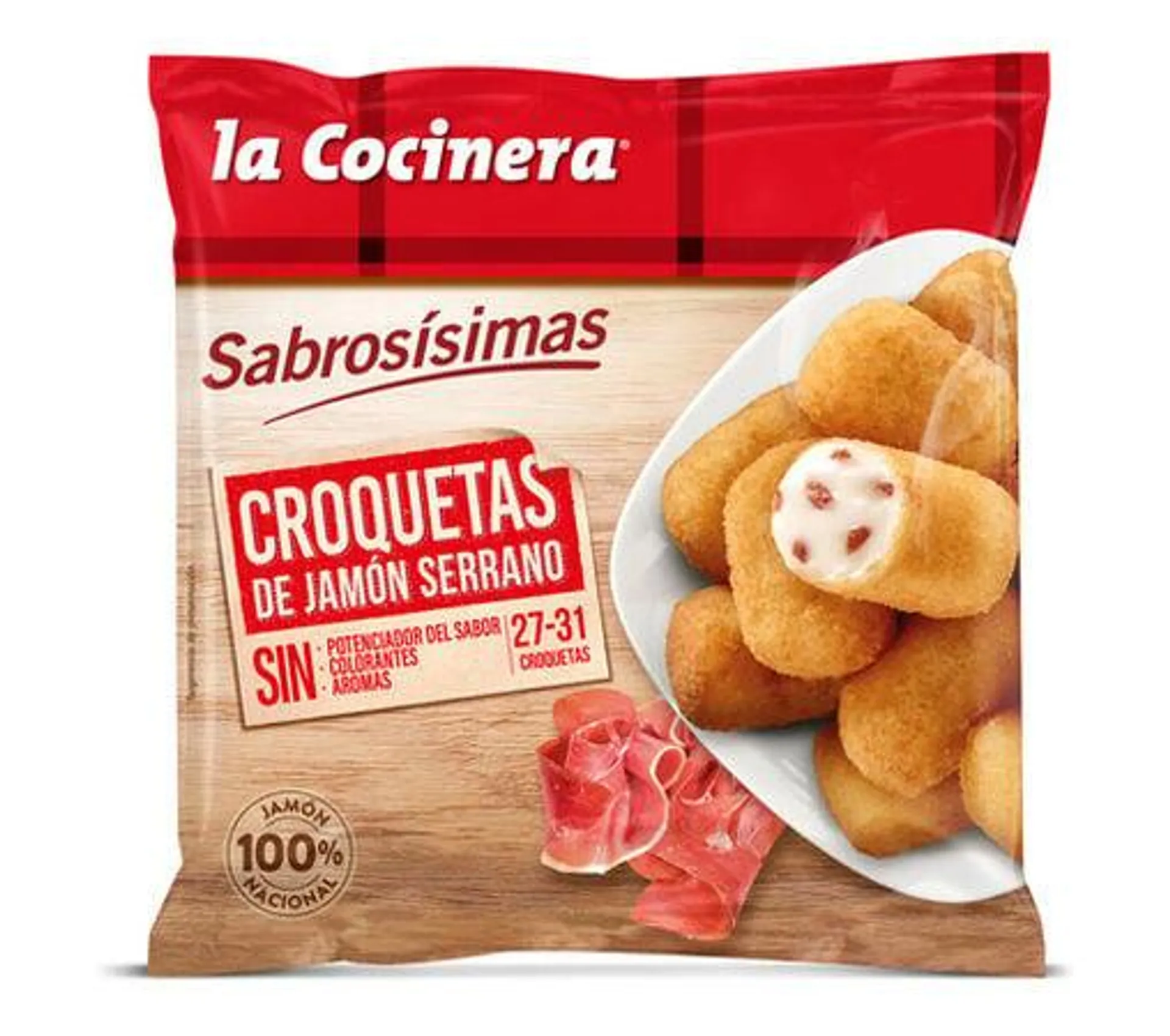 Croqueta La Cocinera sabrosísima 500g jamón