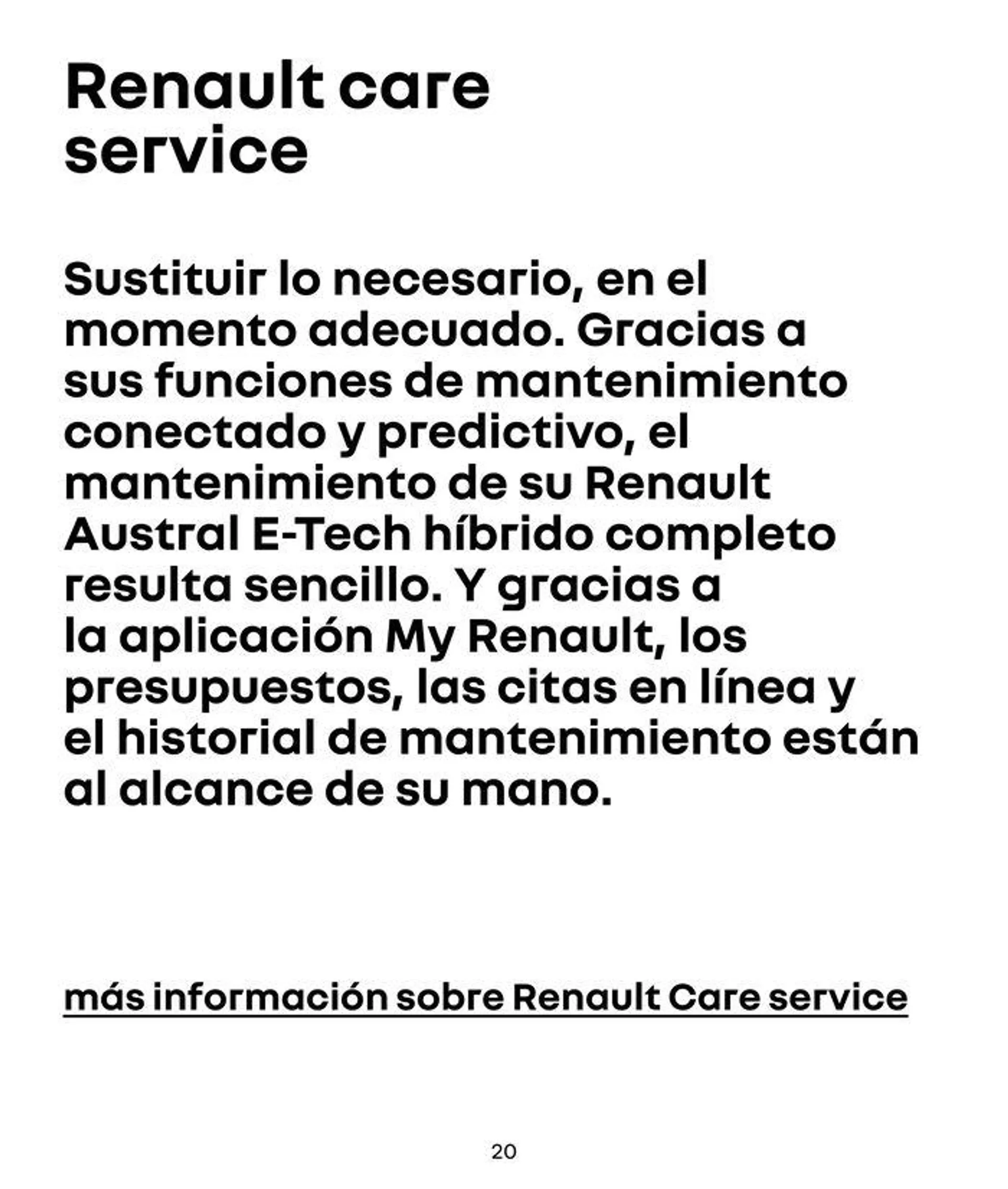 Catálogo de Renault Austral 18 de octubre al 18 de octubre 2024 - Página 20