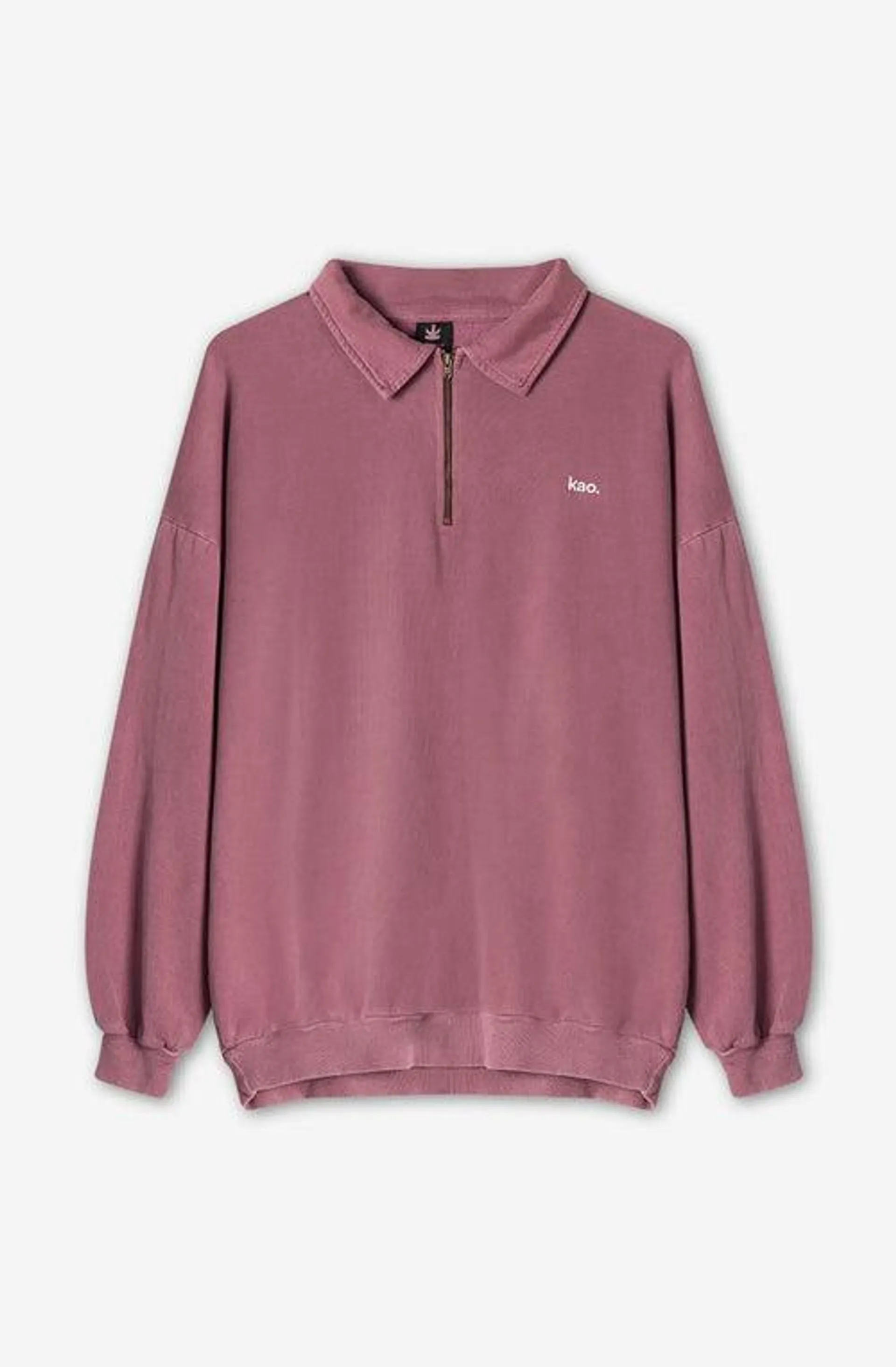 Sudadera Washed Daylen Burgundy