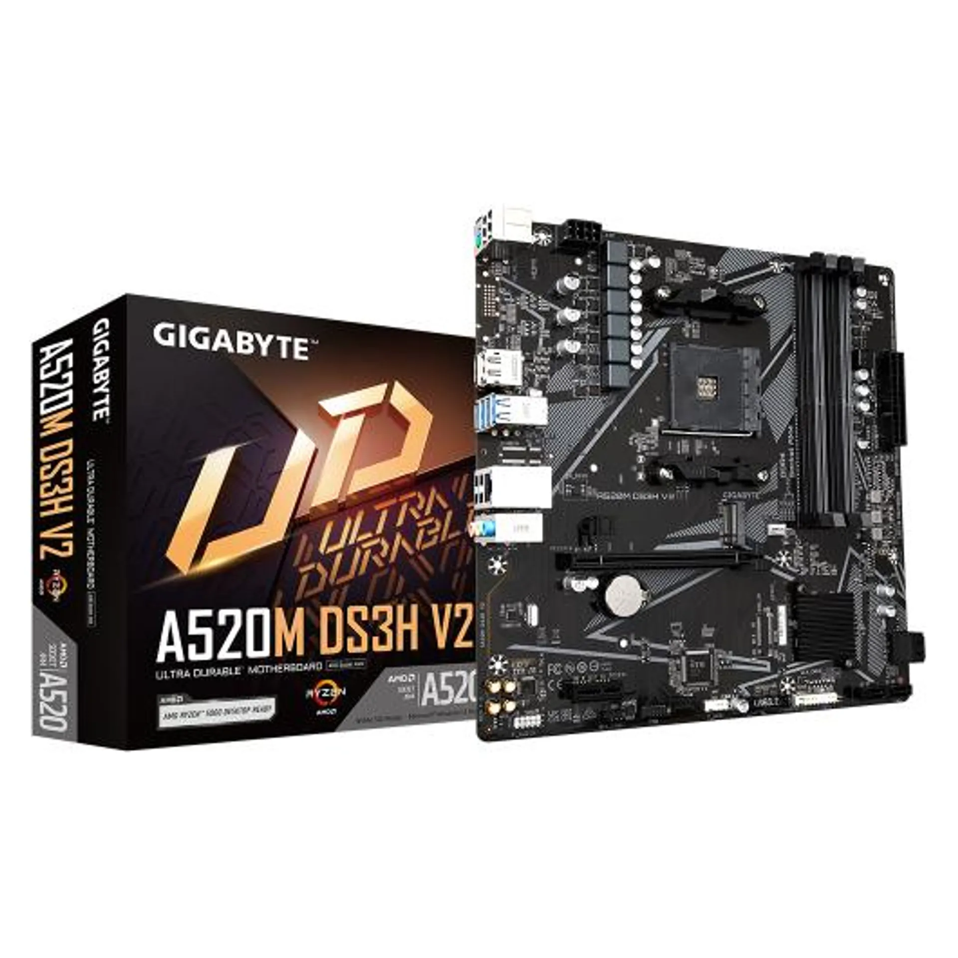 PLACA BASE AM4 GIGABYTE A520M DS3H V2 mATX