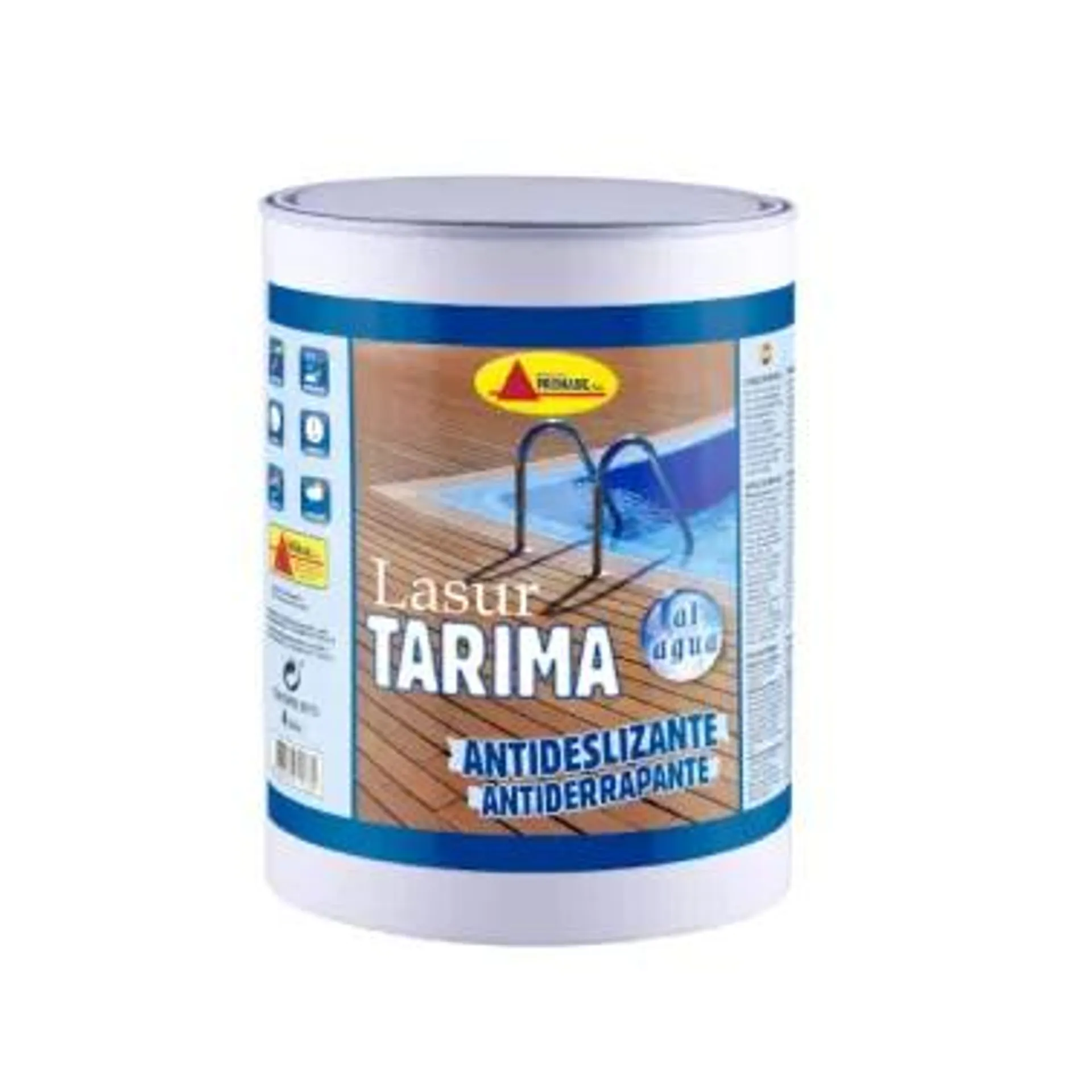 Lasur tarima al agua antideslizante 4 l