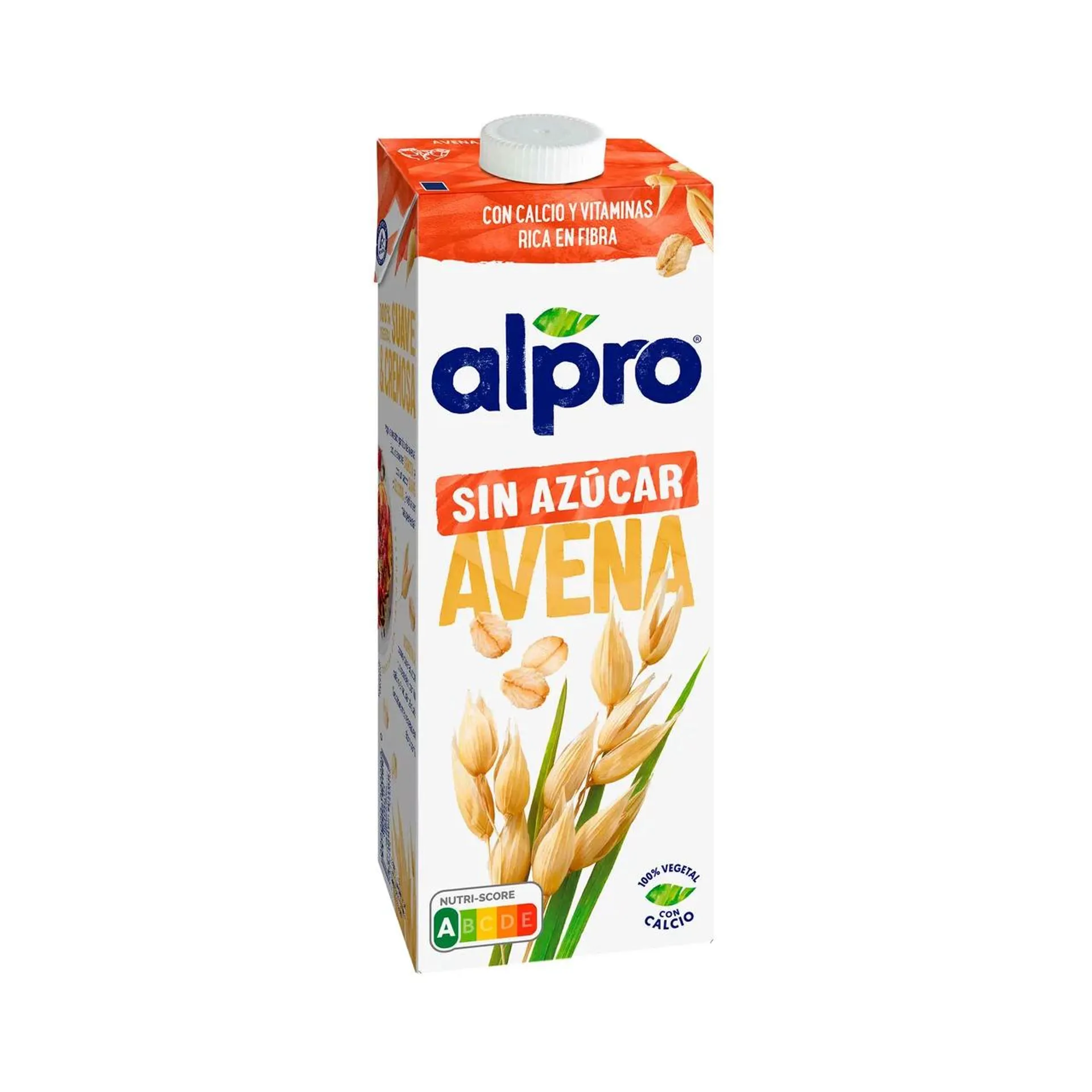 ALPRO Bebida de avena 100% vegetal, sin azúcar ni edulcorantes 1 l