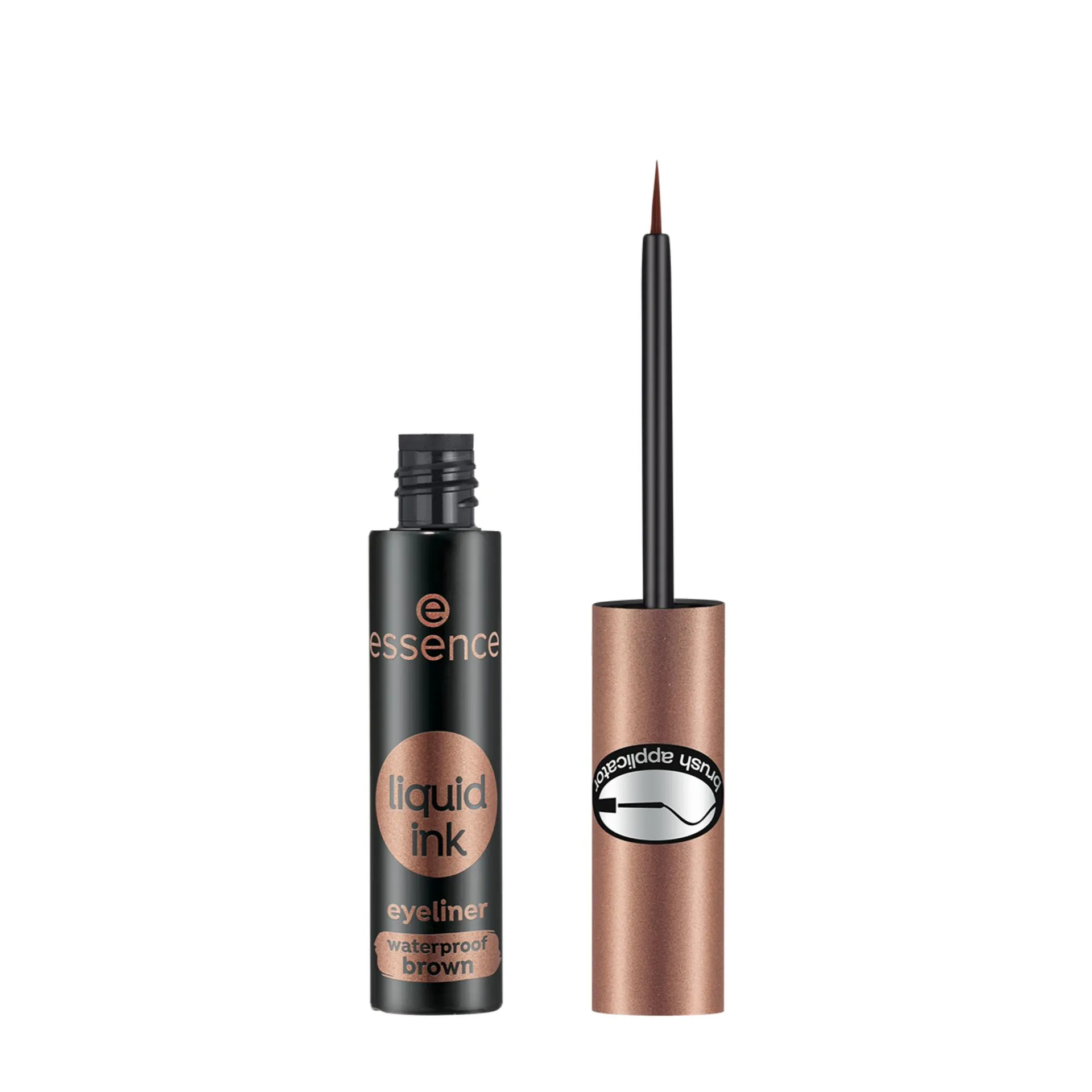 liquid ink eyeliner marrón resistente al agua