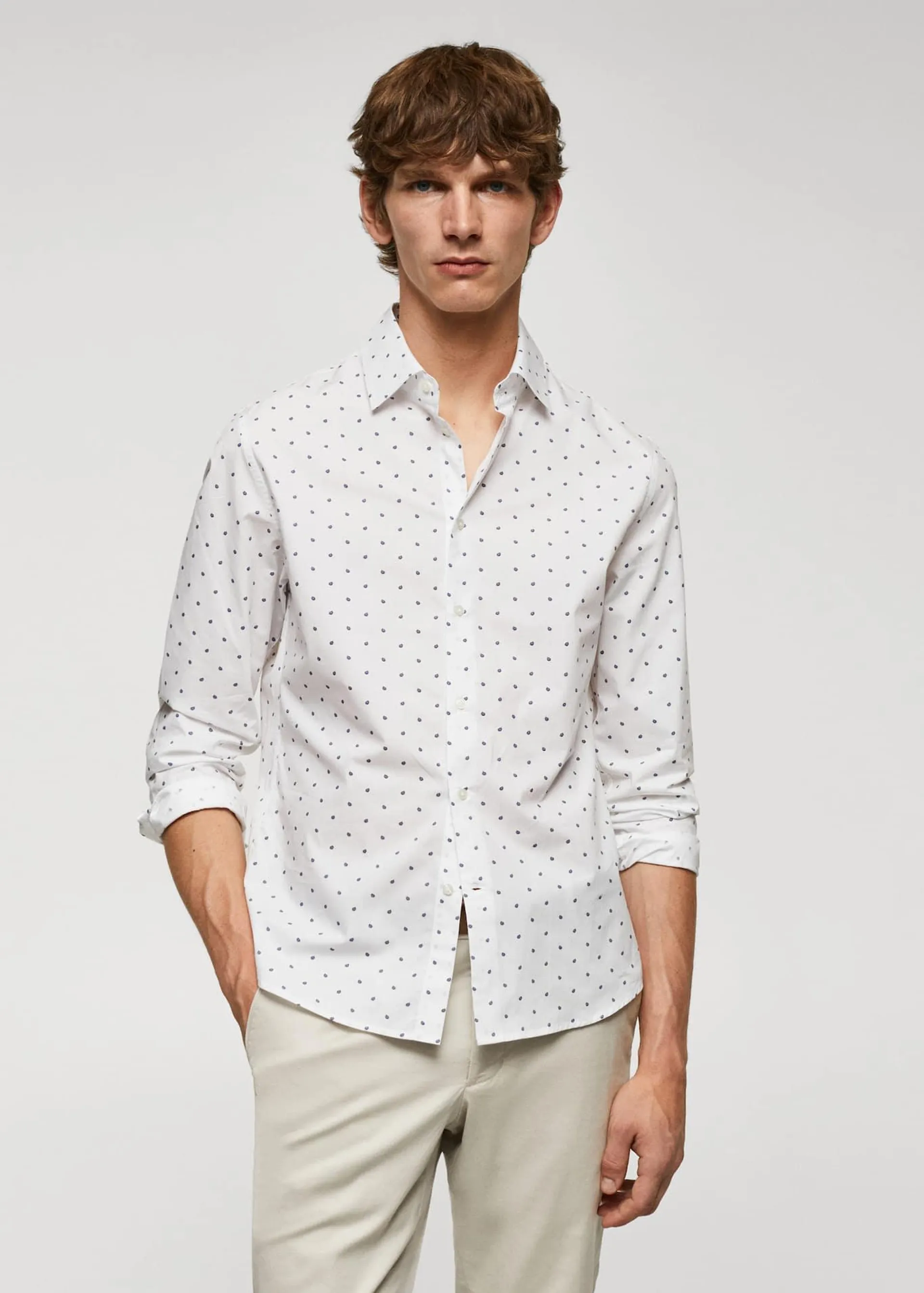 Camisa 100% algodón estampada