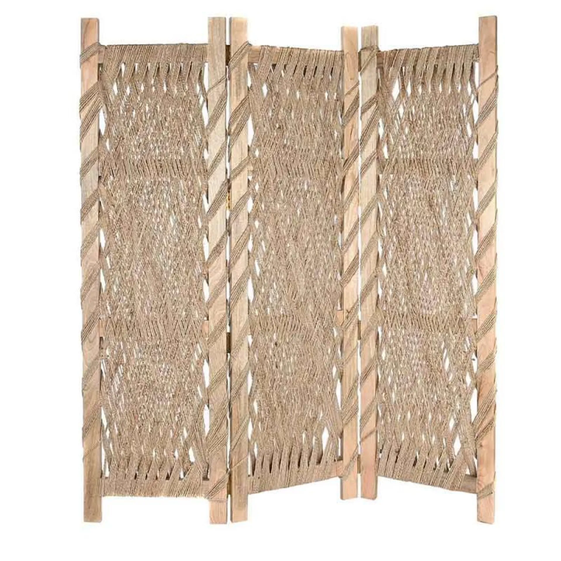 Mango and natural jute screen 151cm