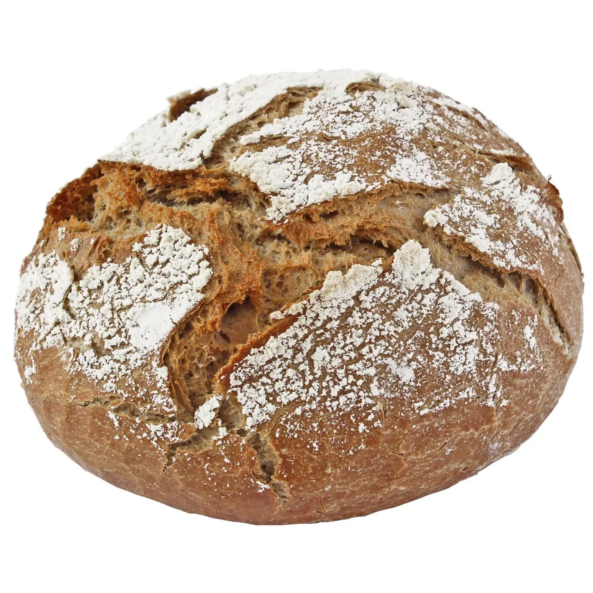 Hogaza de pan de centeno (70%), 400g.