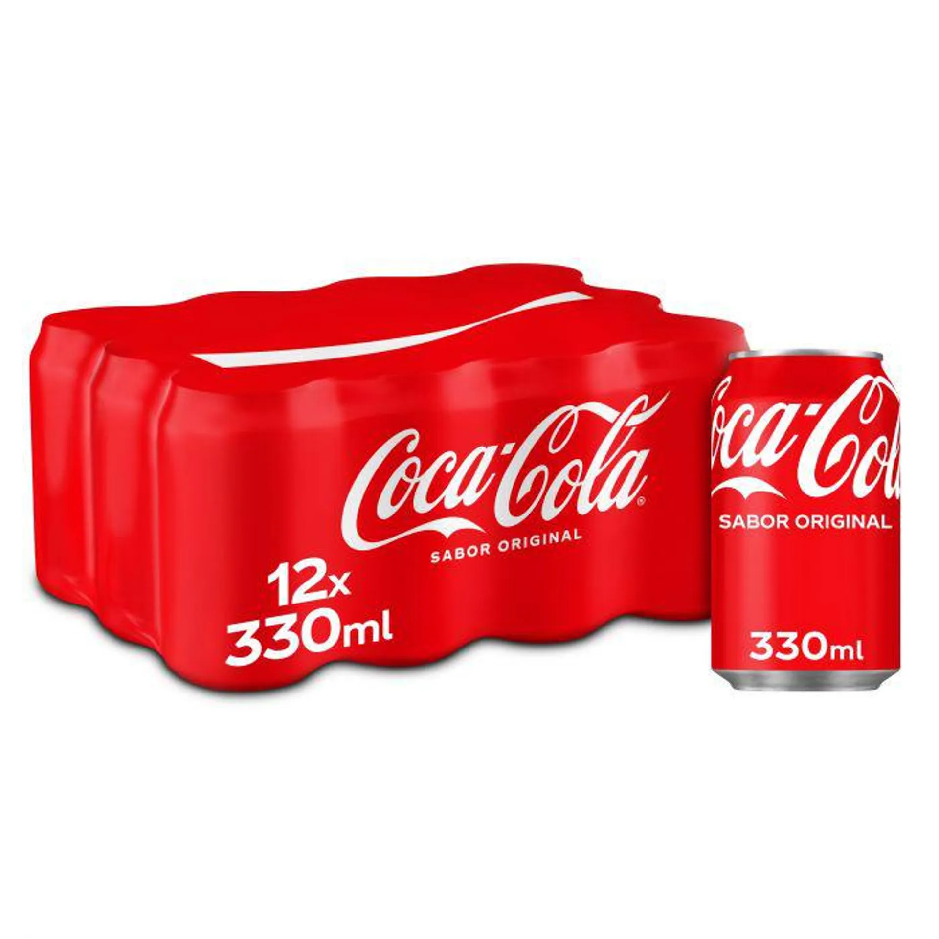 Refresco cola coca cola lata p-12 33cl