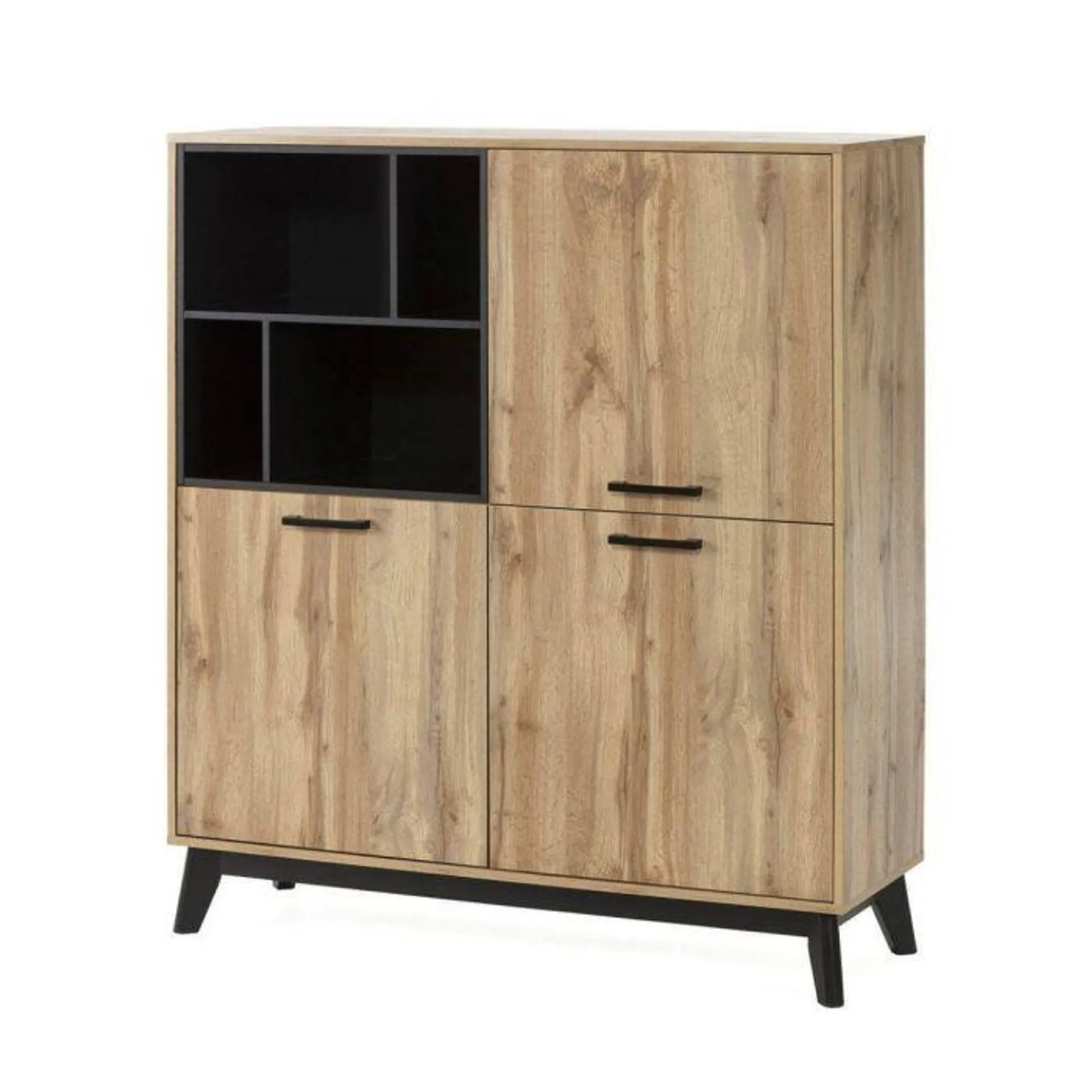 Mueble Auxiliar Cubo con 3 Puertas DAKOTA