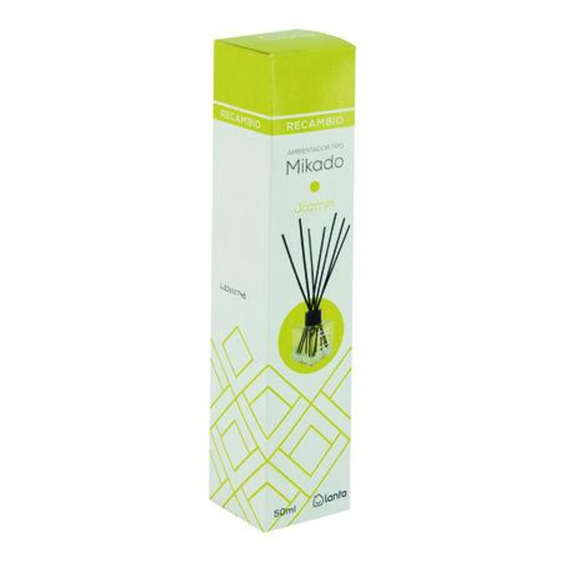 Ambientador tipo mikado Lanta 50ml recambio jazmín