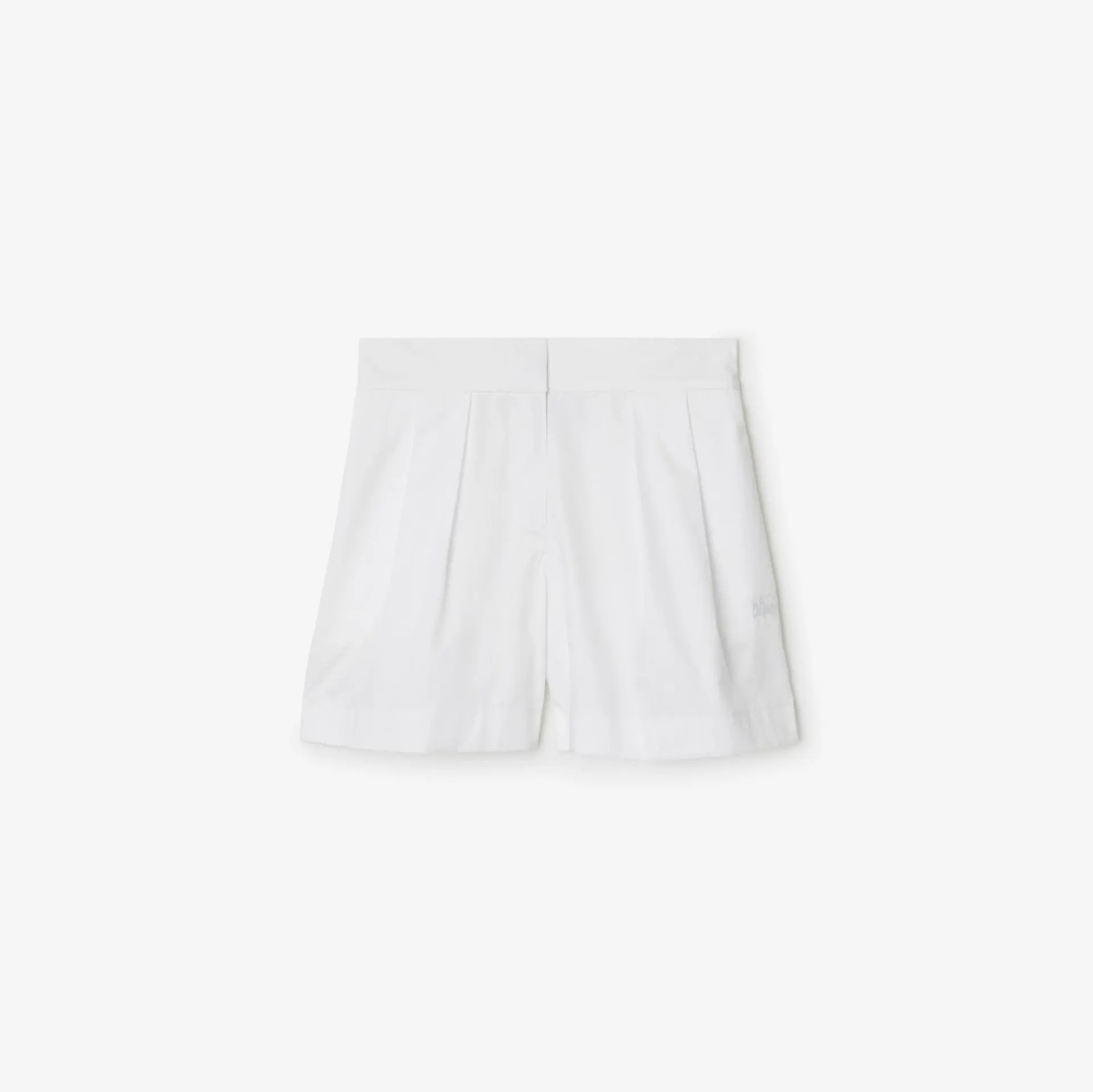 Pantalones cortos en algodón con pinzas y EKD