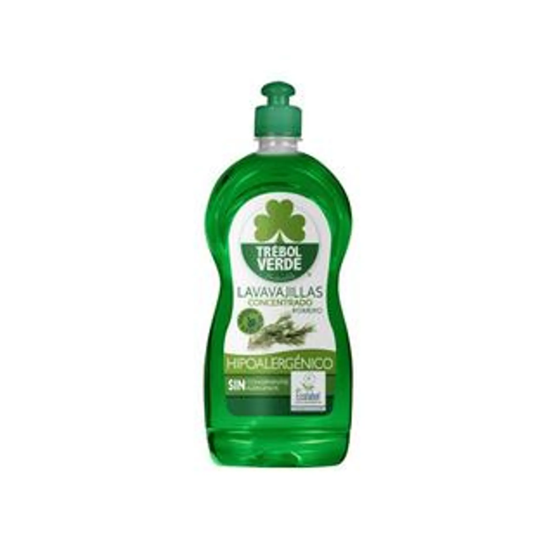 Lavavajillas romero ECO Trébol Verde 750 ml