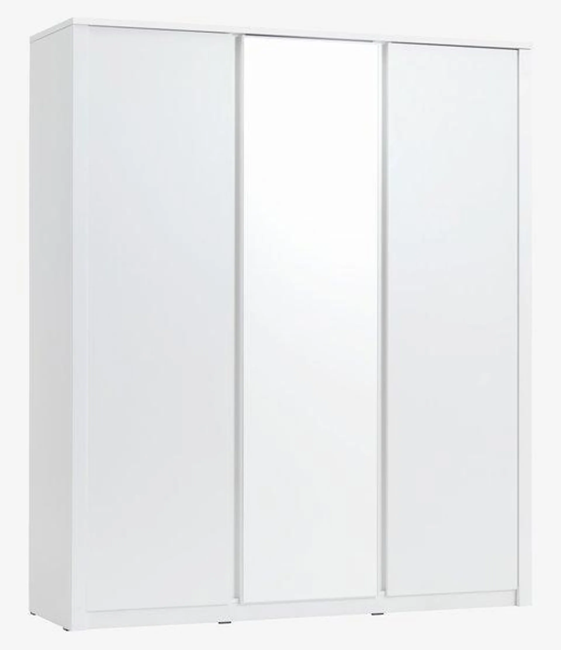 Armoire VEDDE 167x197 a/miroir blanc