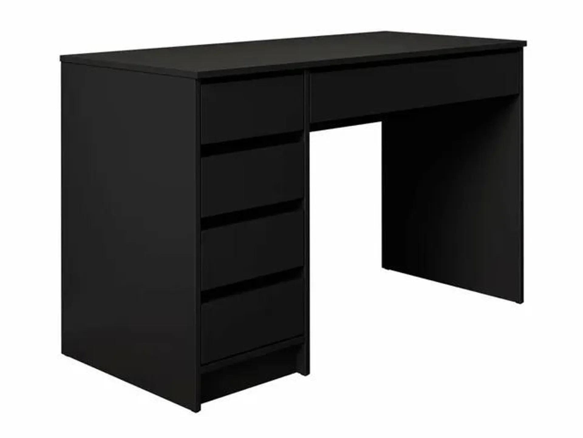 Mesa de oficina Comfivo 312, Con cajones, Número de cajones: 5.00, 75x120x55cm, Negro