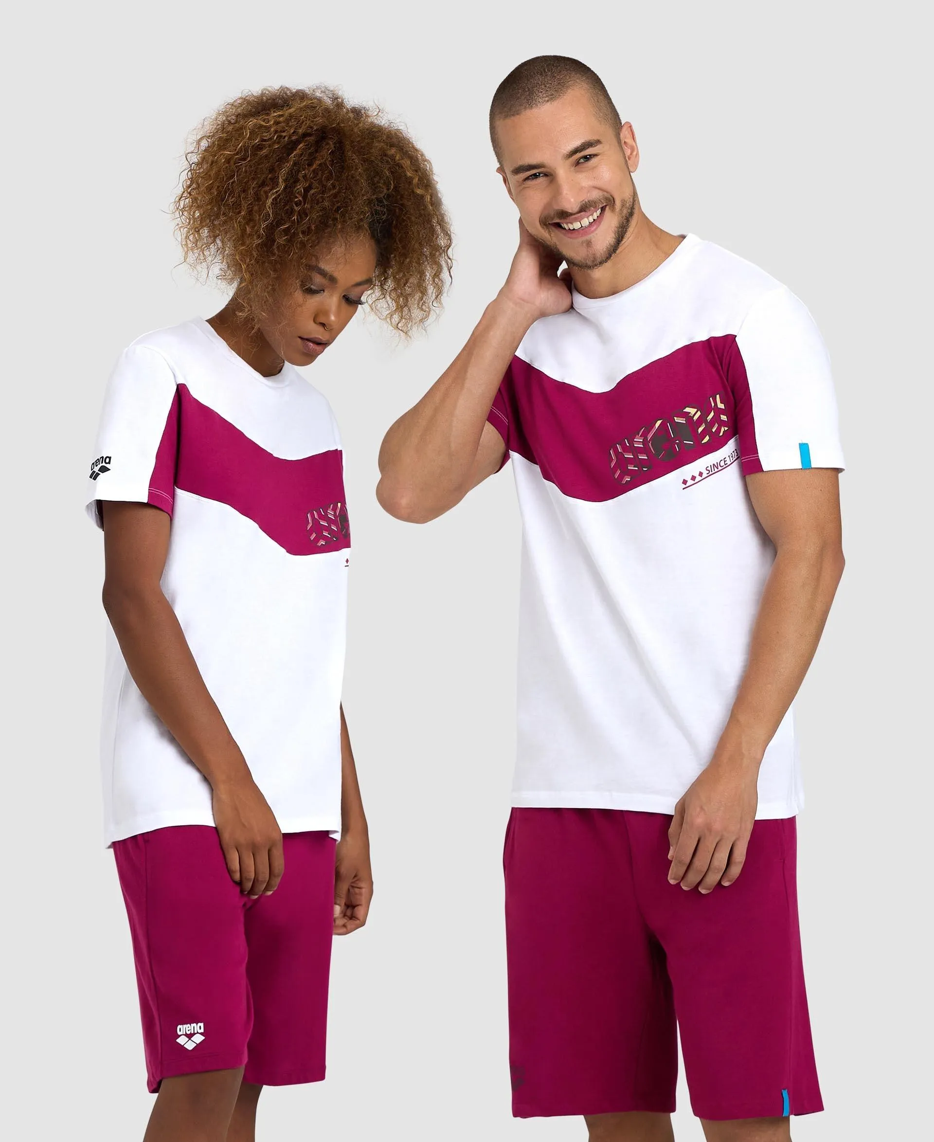 Camiseta Unisex Estampada Bloque Color