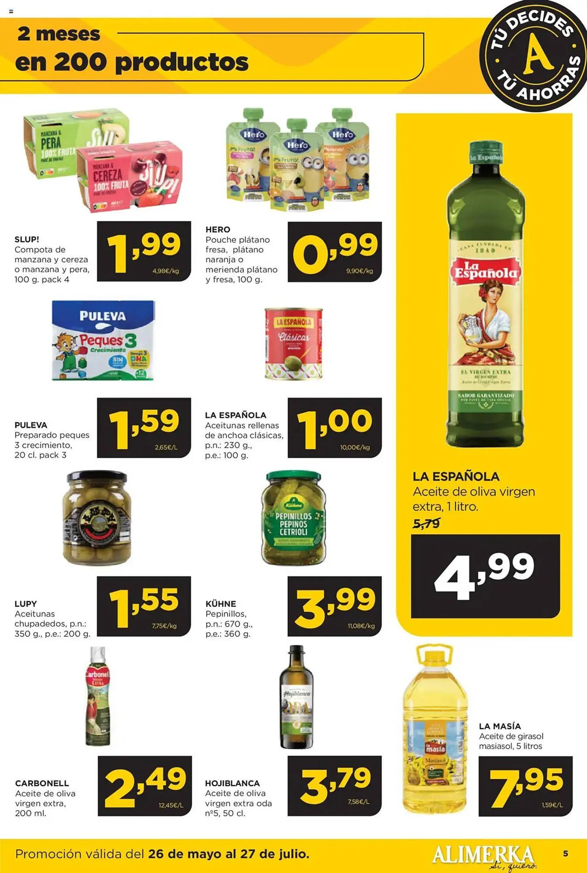 Catálogo de Folleto Alimerka 26 de mayo al 27 de julio 2025 - Página 5