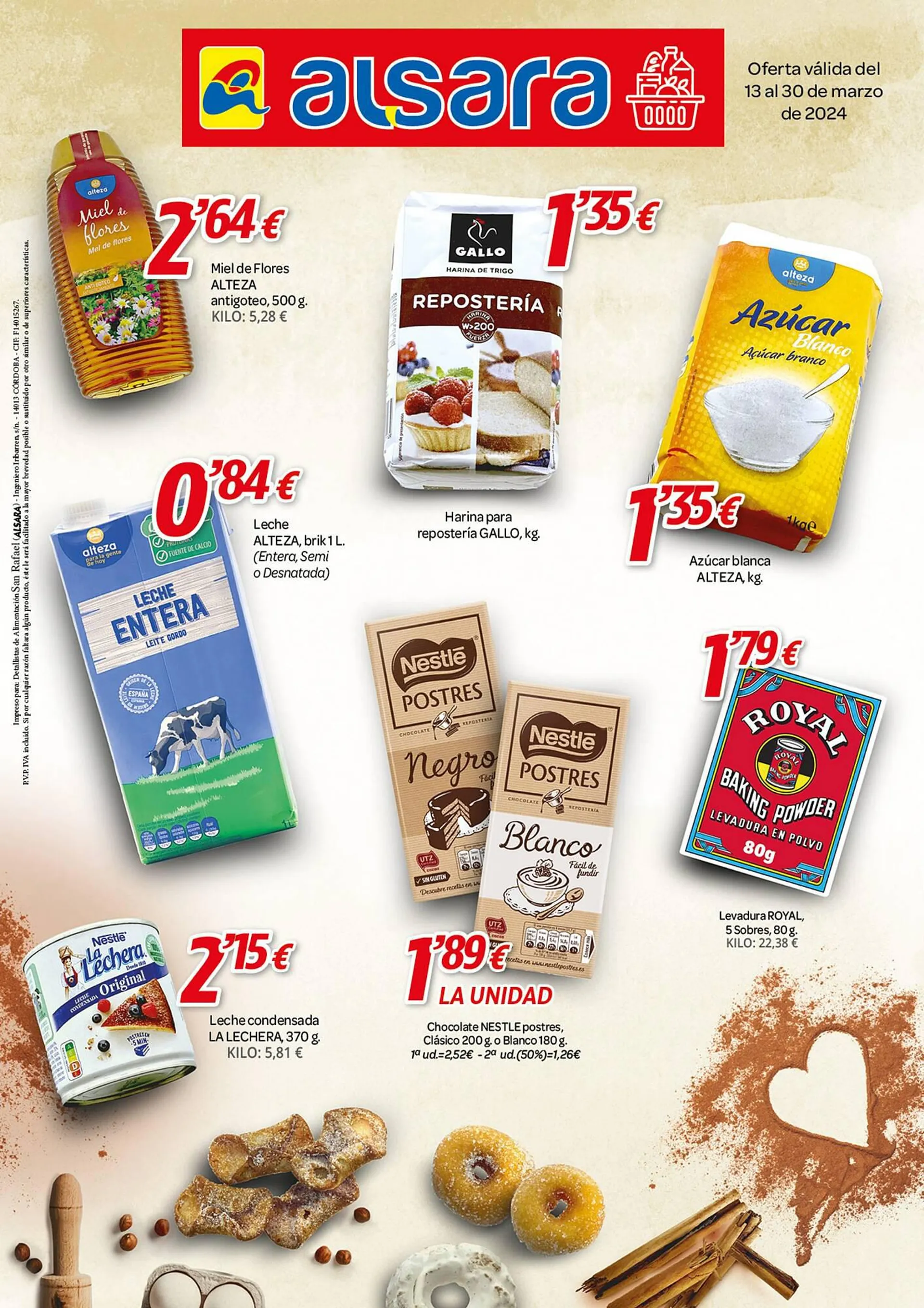 Catálogo de Folleto Alsara Supermercados 13 de marzo al 30 de marzo 2024 - Página 1