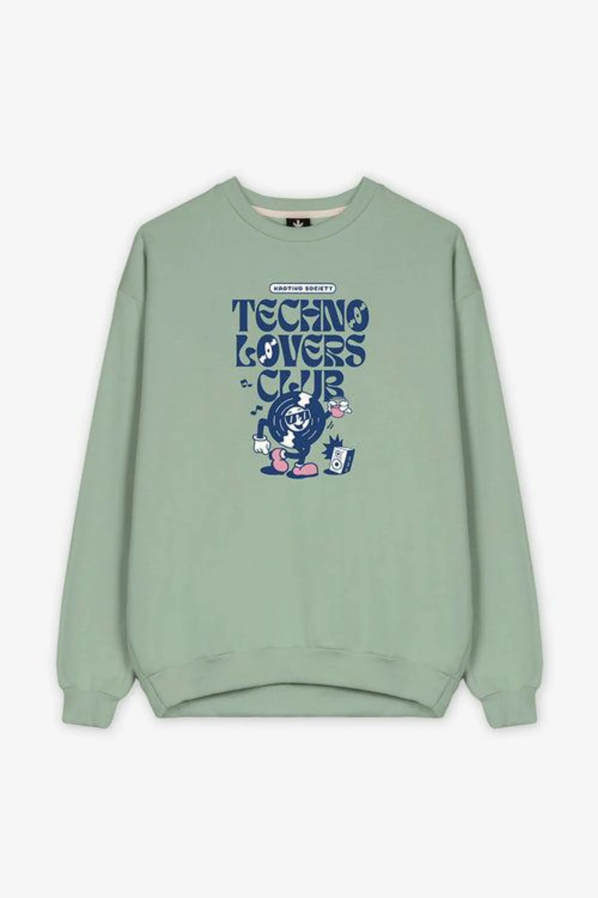 Sudadera Techno Lovers Club Fresh Green